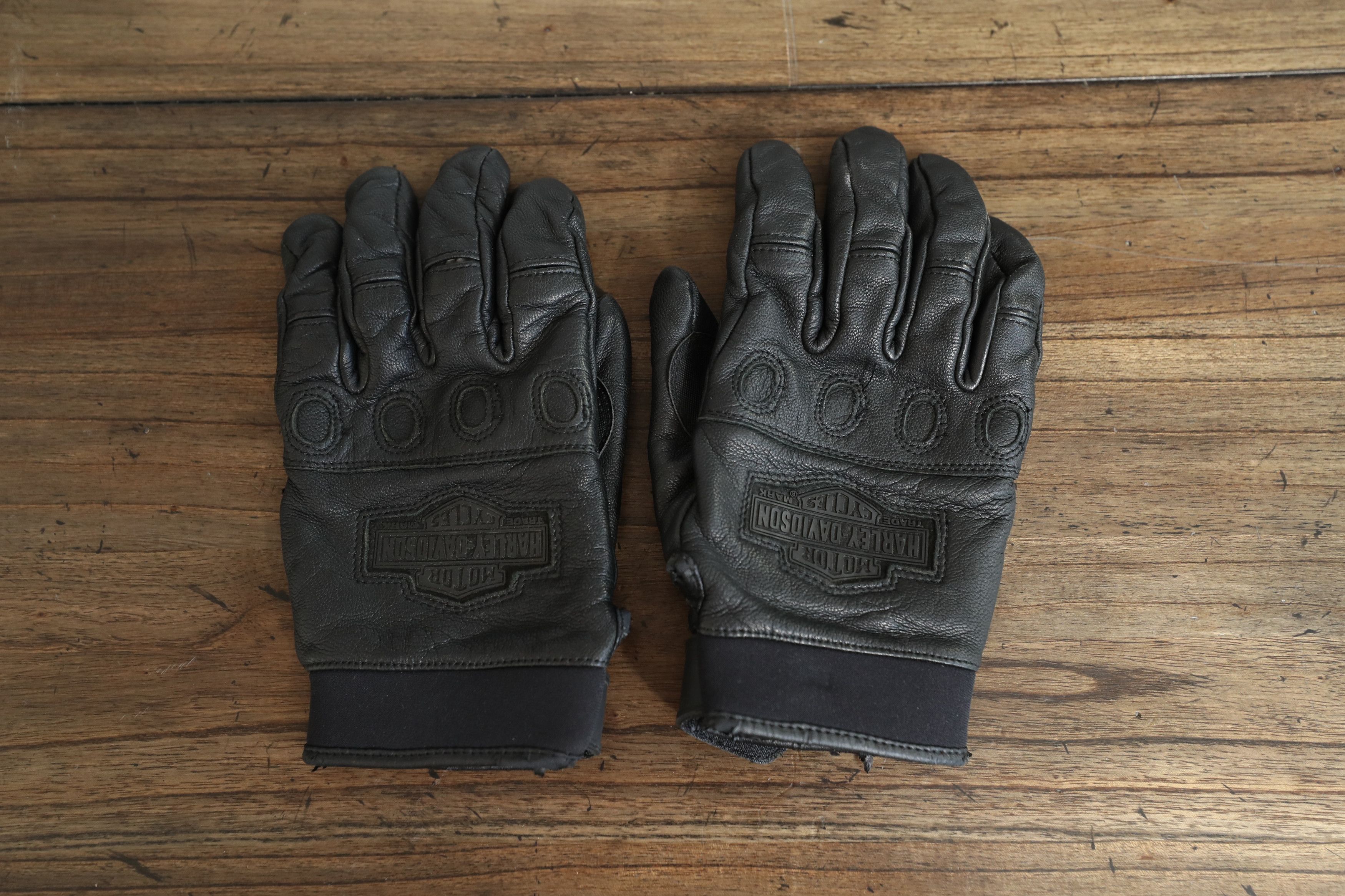 Harley Davidson Harley Davidson Goatskin Leather Motorcycle Gloves 2013 (M) Size ONE SIZE - 1 Thumbnail