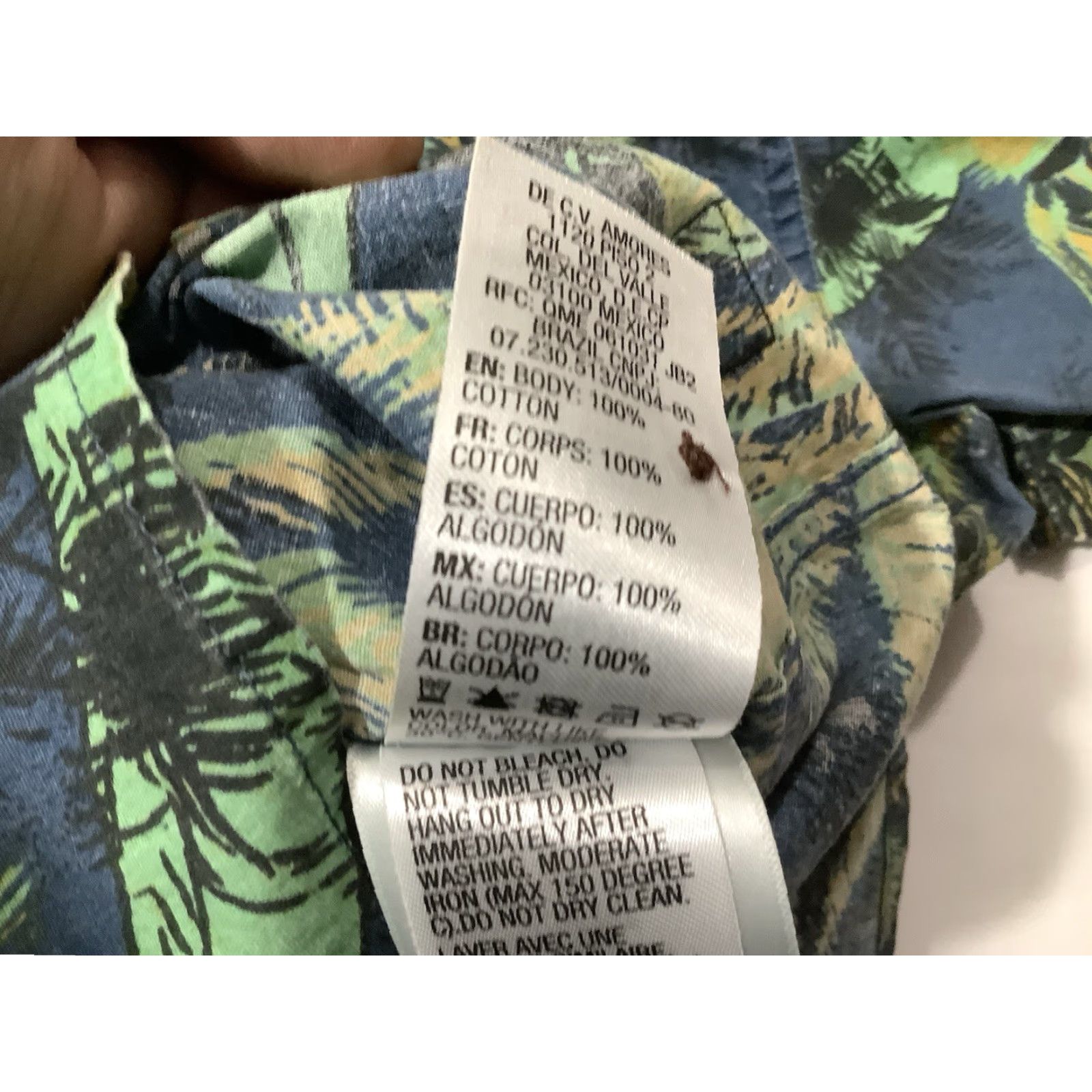 Quiksilver Quiksilver Shirt Mens Palm Tree Medium Hawai ian Modern Fit Button Up Short Sleeve Blue Cotton Spandex Size US M / EU 48-50 / 2 - 6 Thumbnail