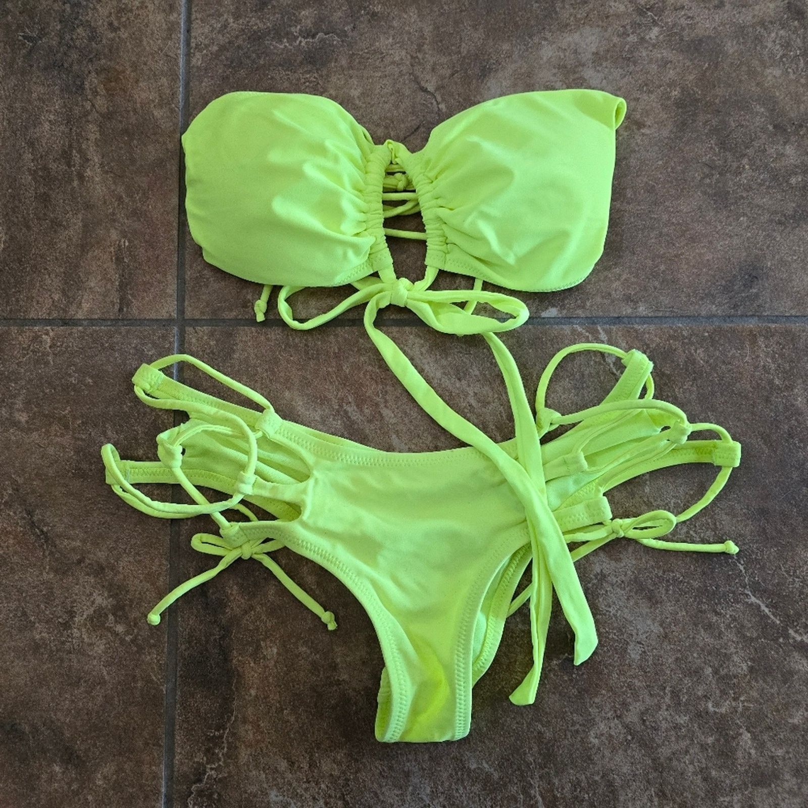 Other Yellow Sunray | FYS | Santa Cruz Bikini Set Size ONE SIZE - 3 Thumbnail