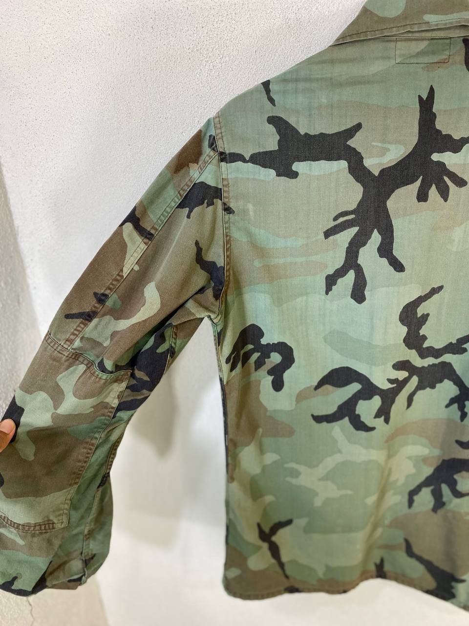 Vintage vintage faded camo military jacket nice design Size US M / EU 48-50 / 2 - 15 Thumbnail