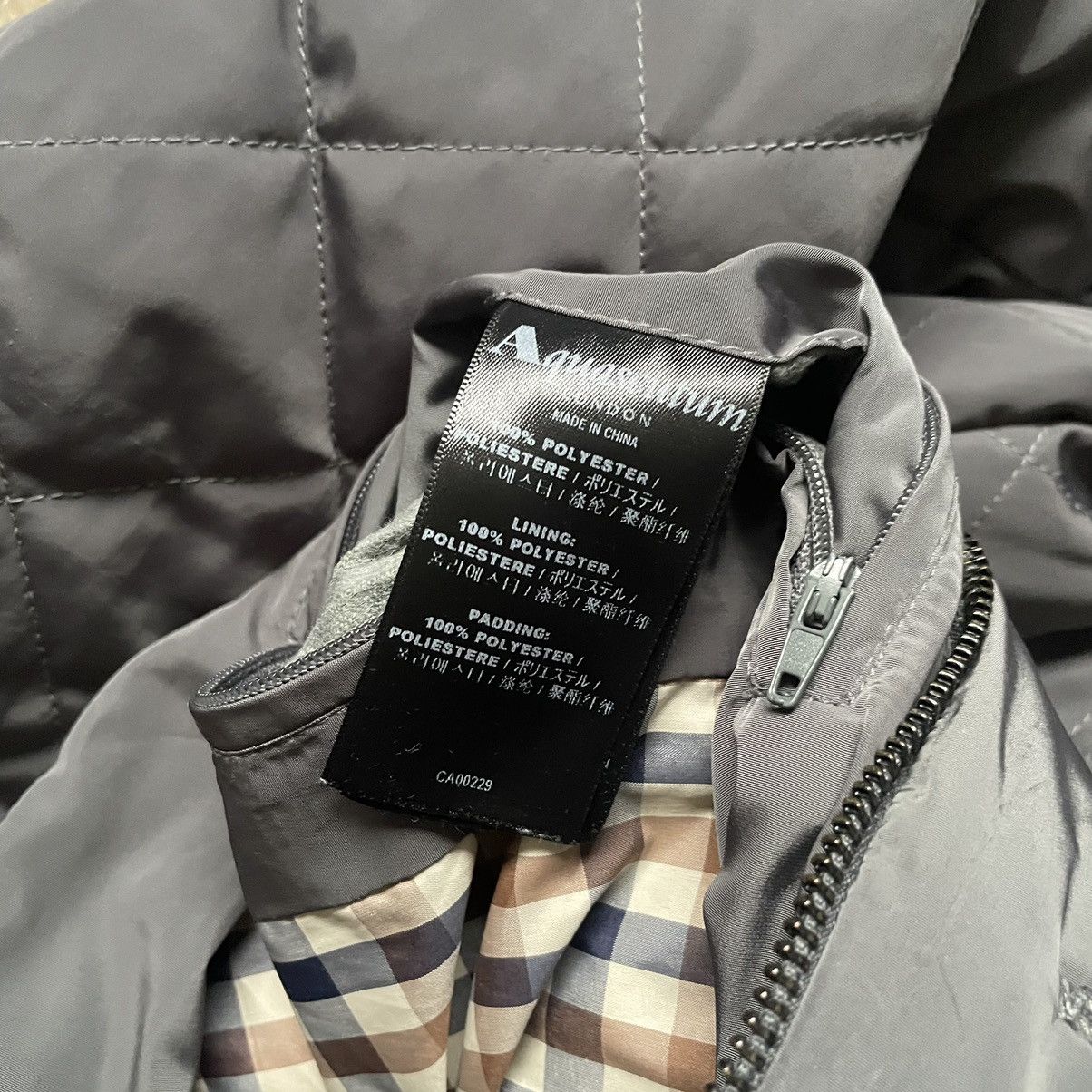 Aquascutum Aquascutum Club Check Quilted Puffer Jacket Size US M / EU 48-50 / 2 - 7 Thumbnail