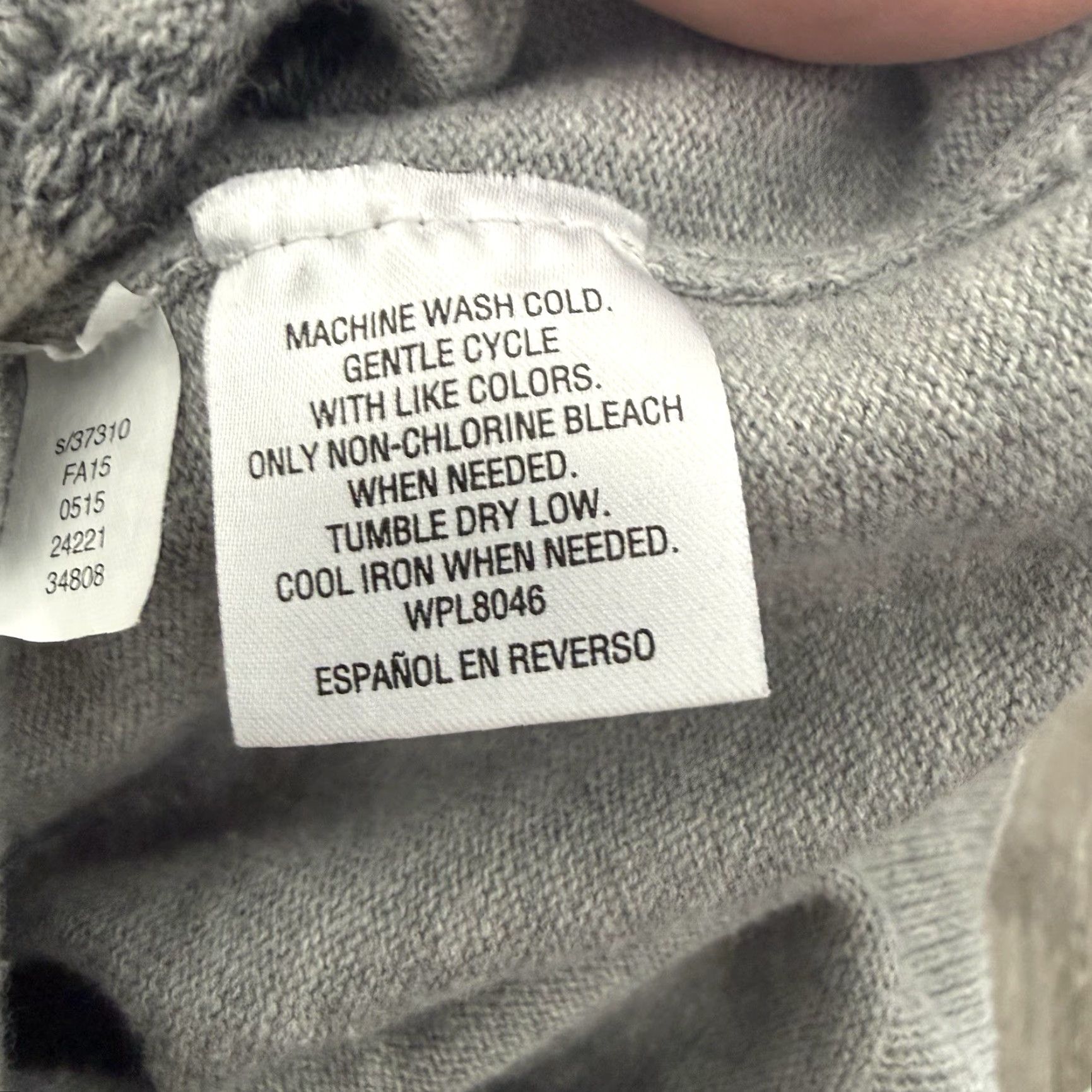 Tasso Elba Tasso Elba Argyle Sweater Mens XL Gray Full-Zip 100% Cotton Lightweight Size US XL / EU 56 / 4 - 4 Thumbnail