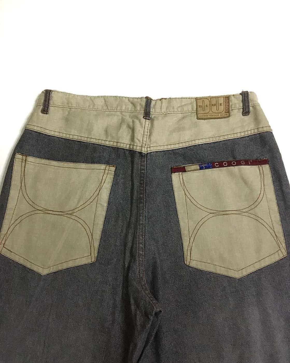 Coogi × Vintage 💥 VTG COOGI AUSTRALIA, Down Under Blue Baggy Jeans Size US 38 / EU 54 - 2 Thumbnail