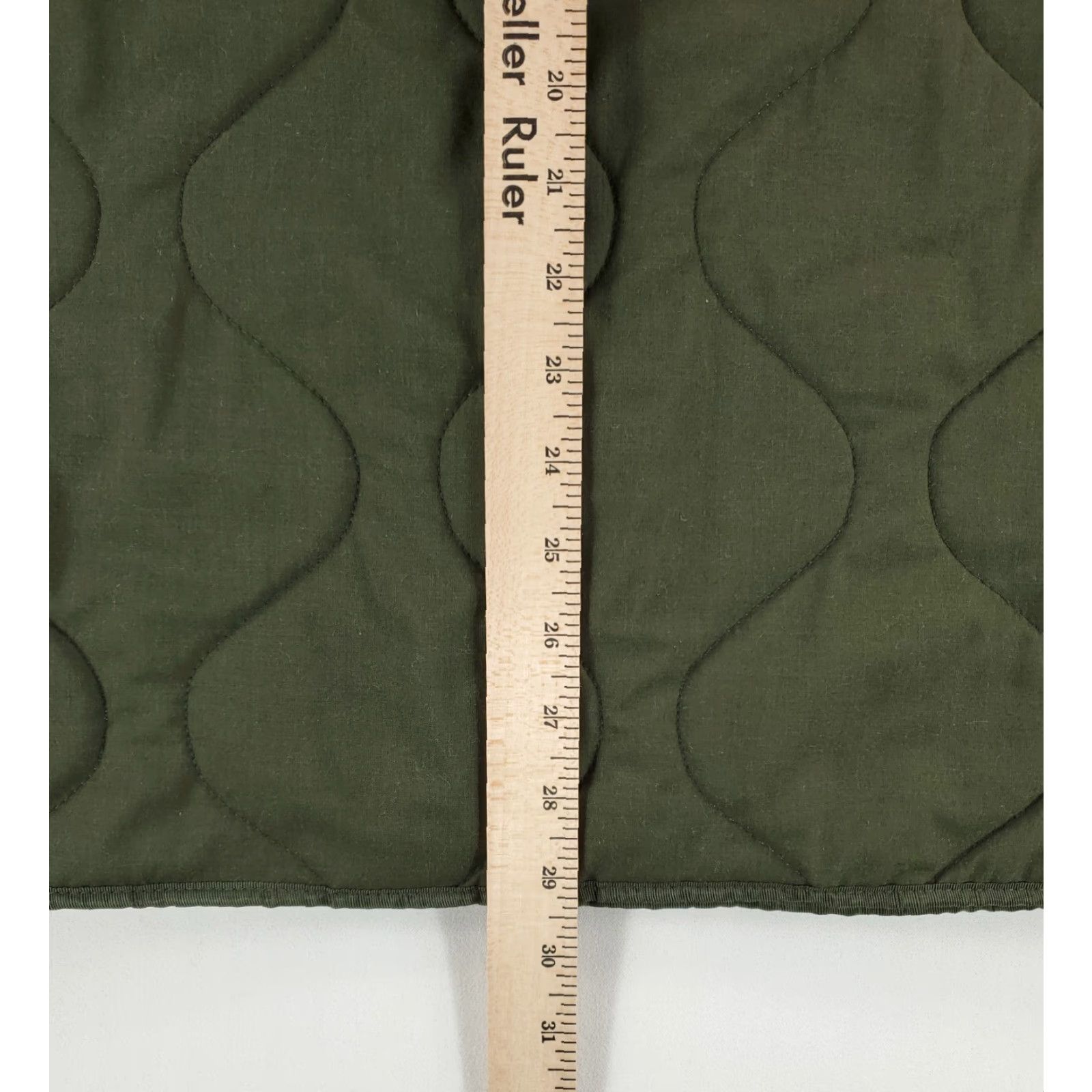 Alpha Industries VINTAGE Alpha Industries Liner Aircrew Coat 100% Aramid Olive Green Mens Medium Short M Green Military Jacket Mens Size US 31 - 5 Thumbnail