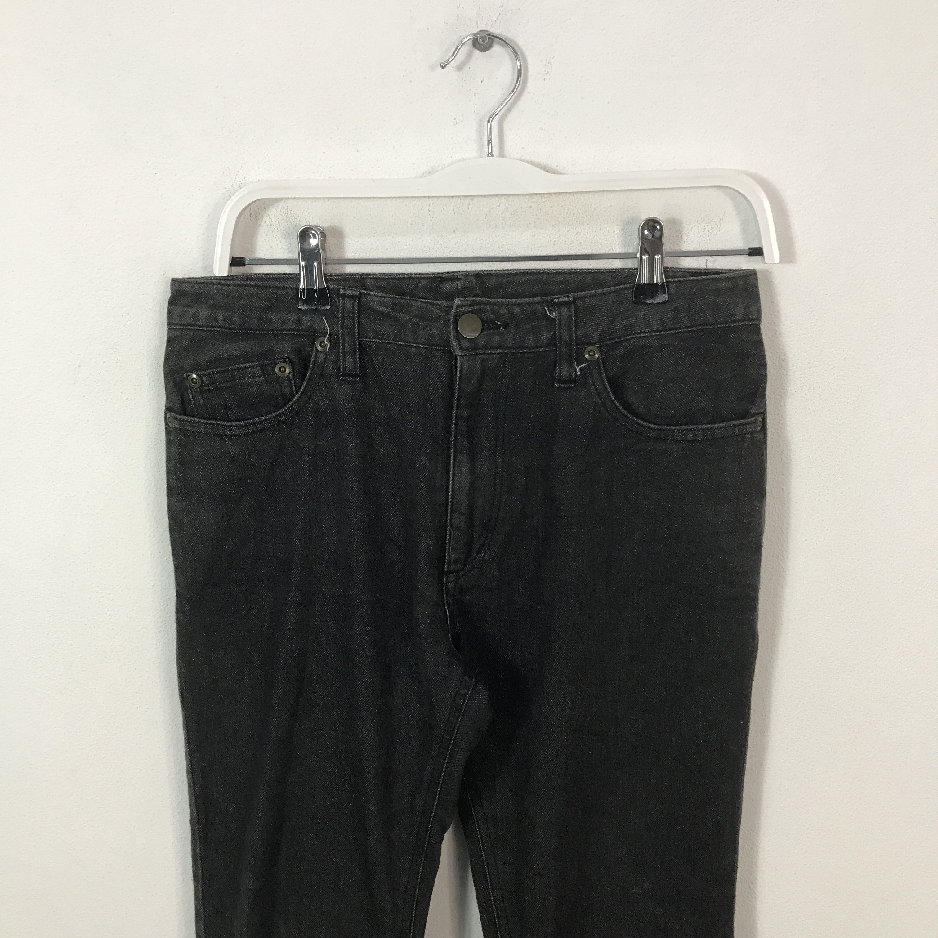 Super Lovers super lovers bootcut black denim pants K54B15 Size US 28 / EU 44 - 2 Thumbnail