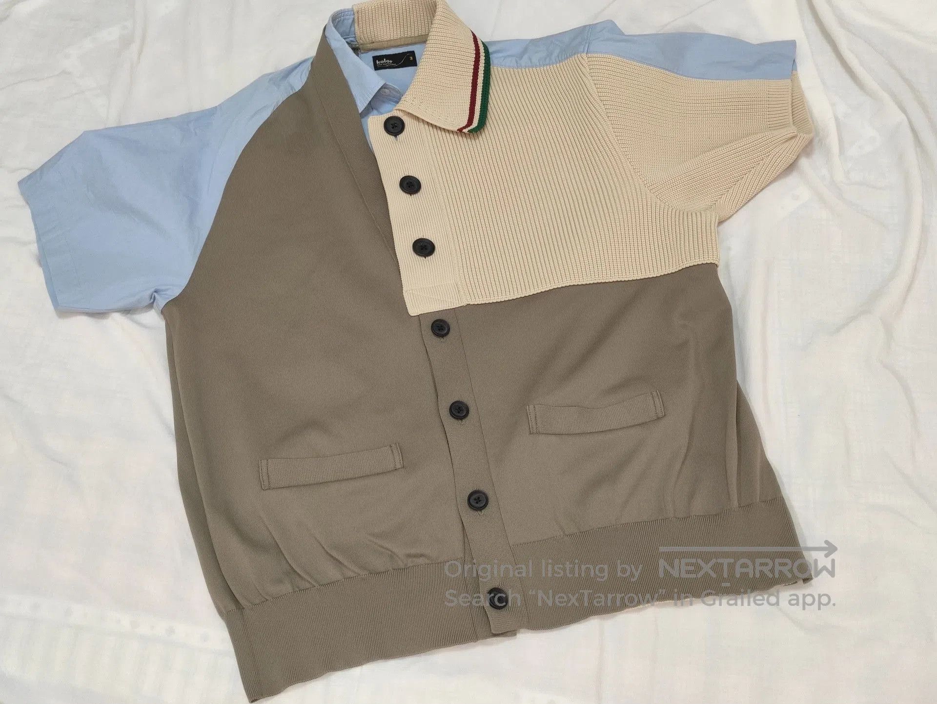 Kolor Kolor Runway Patchwork Polo Shirt. Size US L / EU 52-54 / 3 - 5 Thumbnail