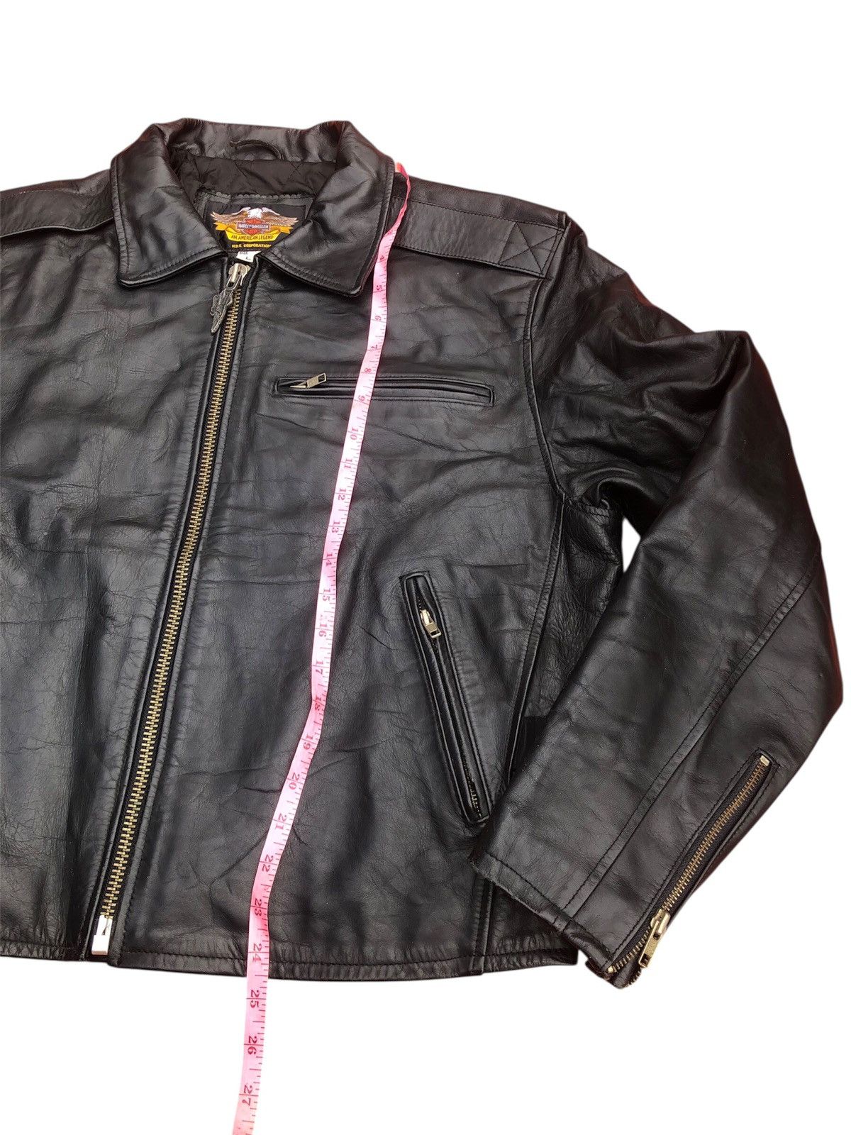 Harley Davidson × Vintage VINTAGE LEATHER JACKET HARLEY-DAVISON Size US L / EU 52-54 / 3 - 8 Thumbnail