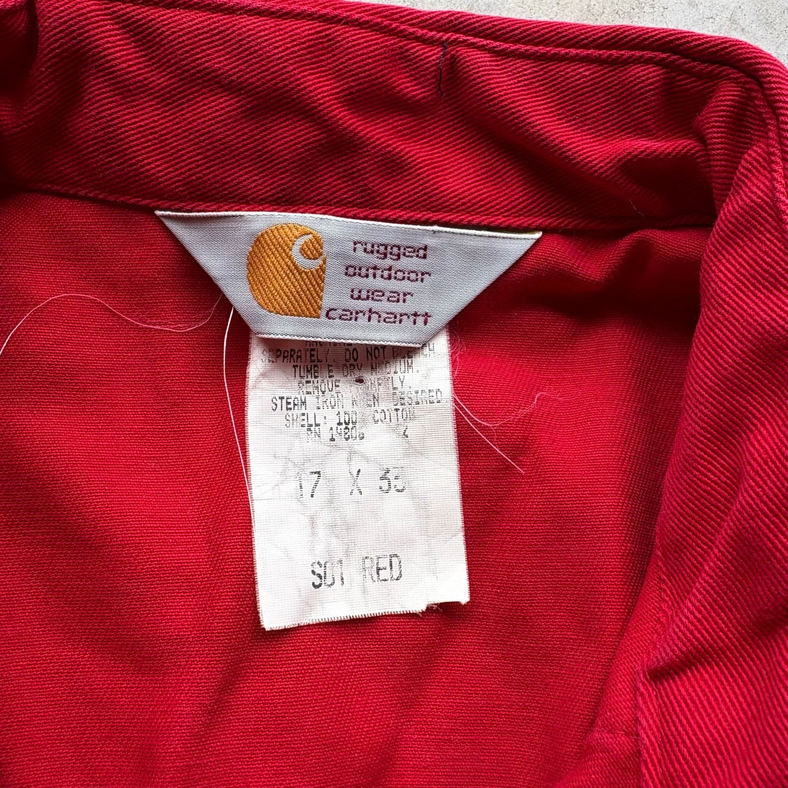 Carhartt Very Rare Vintage 80s Carhartt Pearl Snap Western Shirt Size US L / EU 52-54 / 3 - 5 Thumbnail
