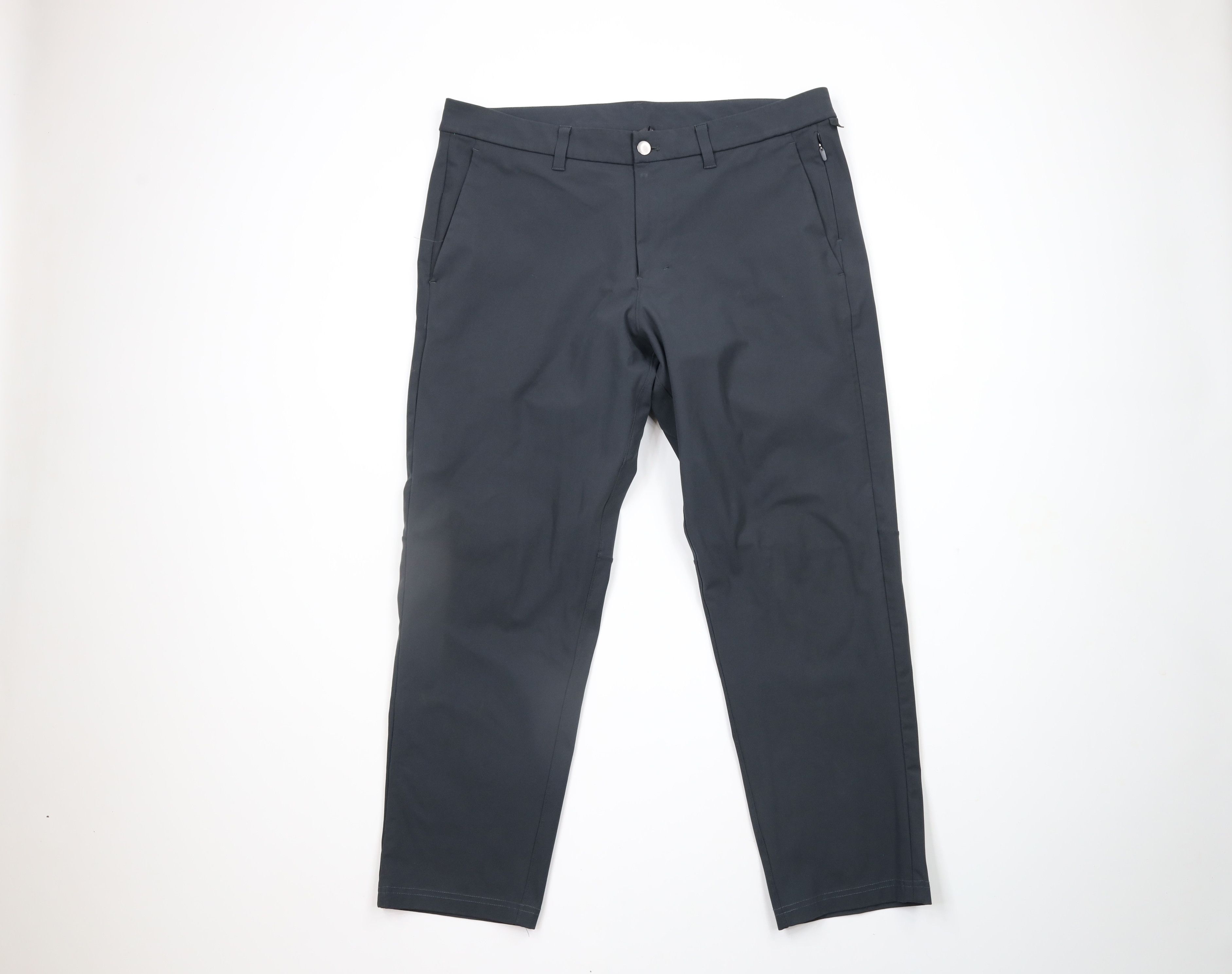 Lululemon × Vintage Lululemon Front Stretch ABC Chinos Chino Pants Dark Gray Size US 36 / EU 52 - 1 Thumbnail