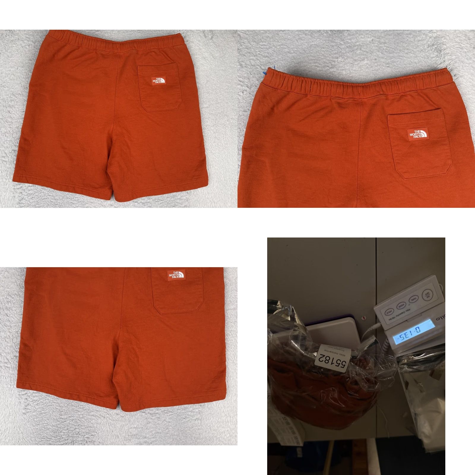 The North Face The North Face Shorts Mens L Orange Sweat Elastic Waist 8 Inseam Casual Size US 33 - 9 Thumbnail