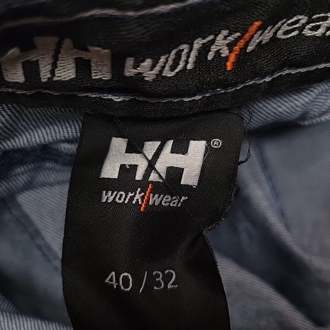 Helly Hansen Helly Hansen Jeans Mens 40 x 32 Faded Blue Denim Cargo Relaxed Fit Work Workwear Jeans Mens 40 Blue Size US 40 / EU 56 - 5 Thumbnail