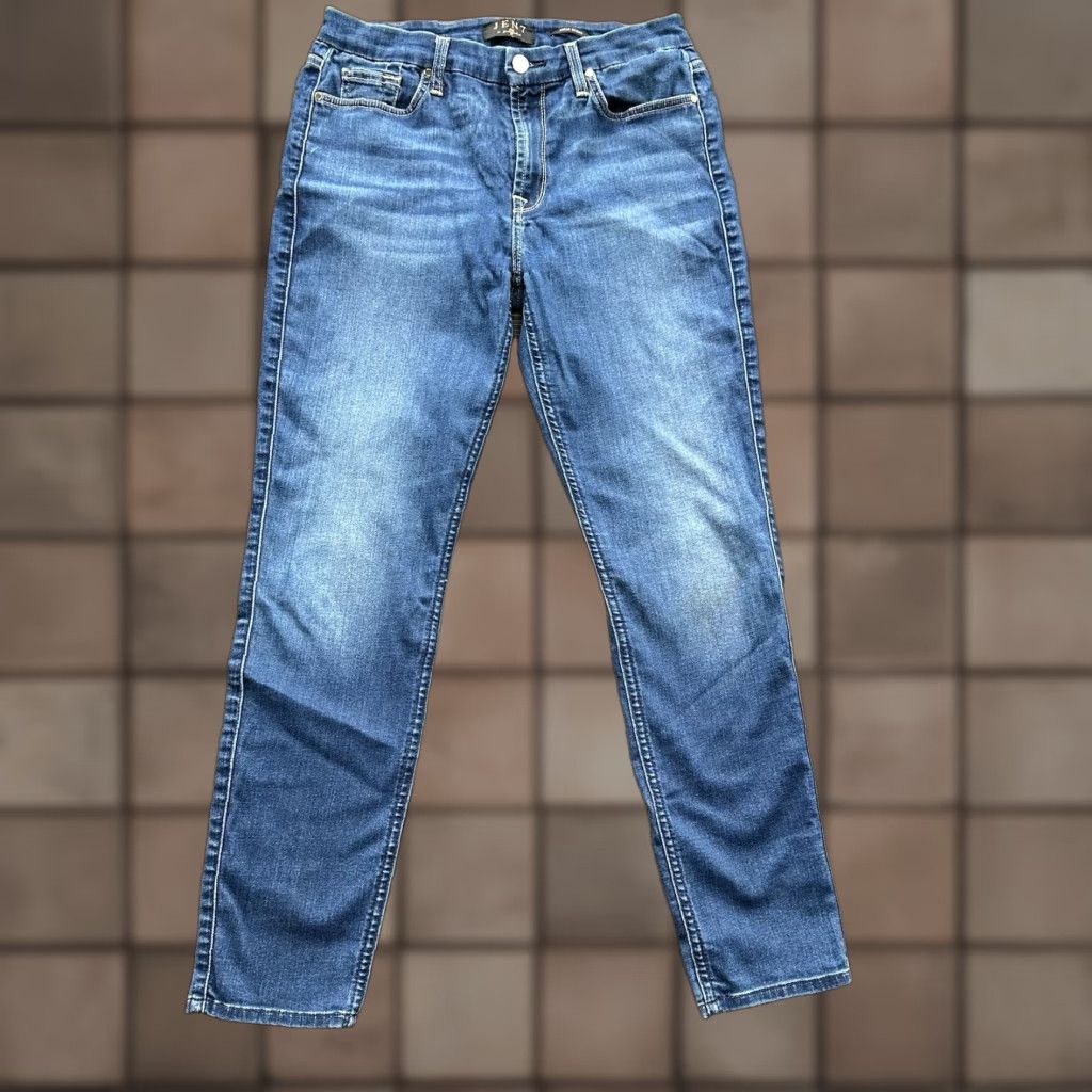 7 For All Mankind 7 For All Mankind Jeans Women 6 Denim Ankle Skinny High Rise Blue Slim Pattern Solid City College Preppy Womens Size 28" / US 6 / IT 42 - 1 Thumbnail