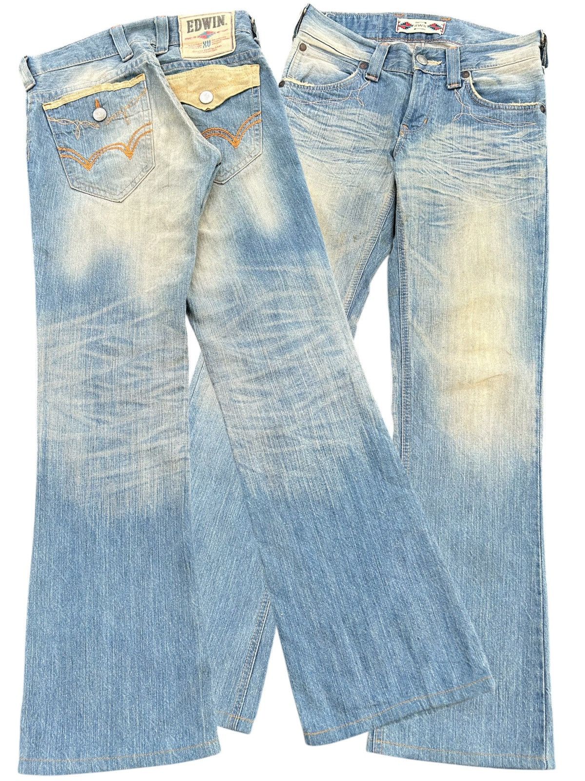 Kapital Vintage Flare Edwin Navajo Rusty Faded Denim Jeans Size US 30 / EU 46 - 1 Thumbnail