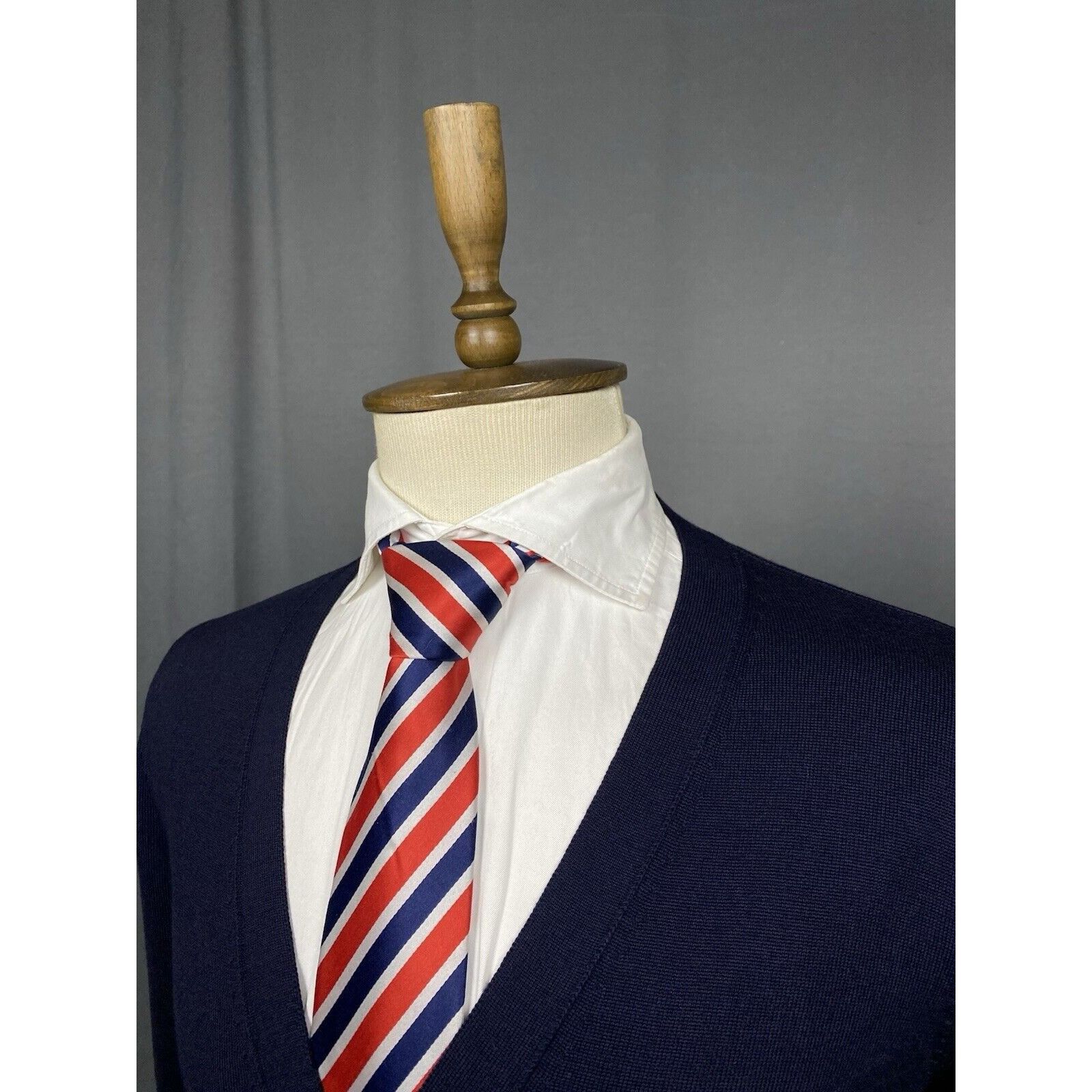 Louis Vuitton Louis Vuitton Men's Blue Wool Cardigan Sweater Size M Size US M / EU 48-50 / 2 - 5 Thumbnail