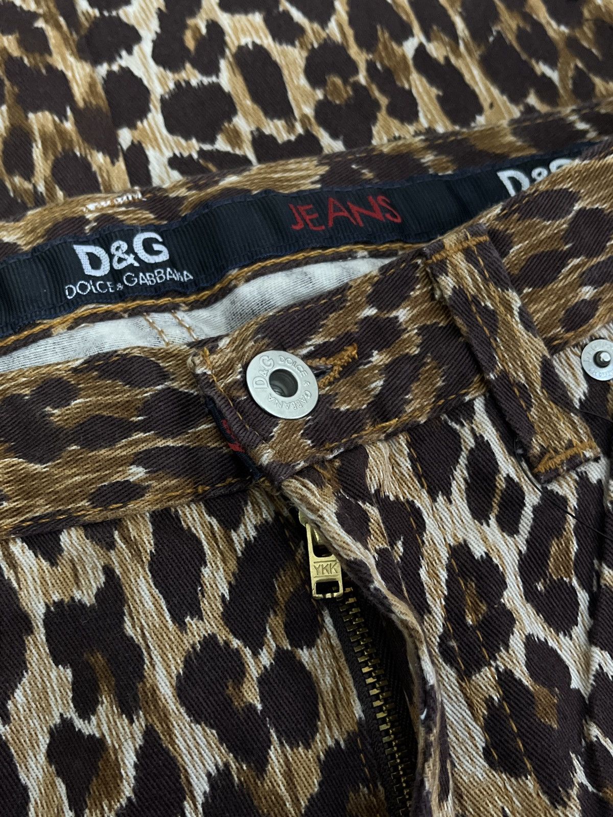 Dolce & Gabbana Rare🔥 Dolce & Gabbana Leopard Printed Pants Size US 29 - 7 Thumbnail