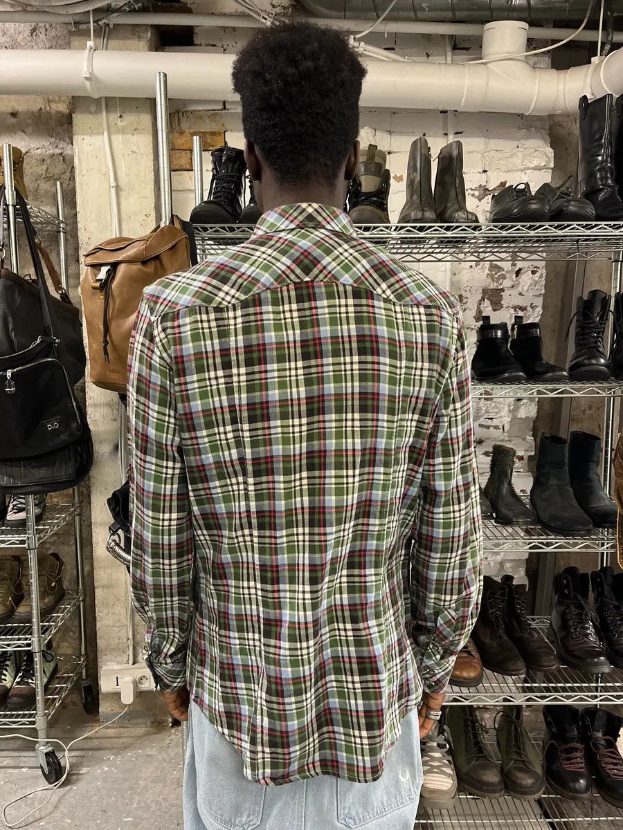 Dolce & Gabbana 2000s Dolce & Gabbana Green Checkered Shirt Size US M / EU 48-50 / 2 - 2 Thumbnail