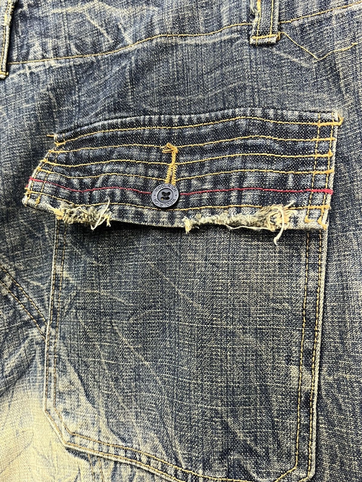 Vintage × Woolrich Woolen Mills FYE🔥Vintage 90’s WOOLRICH Mudmax Claw Mark Baggy Denim Size US 32 / EU 48 - 18 Thumbnail