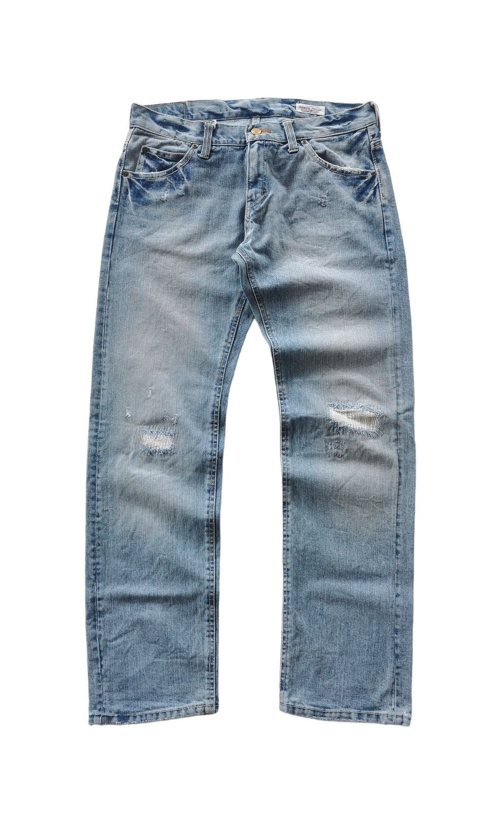 Japanese Brand Double Name Jeans Size US 31 - 2 Thumbnail