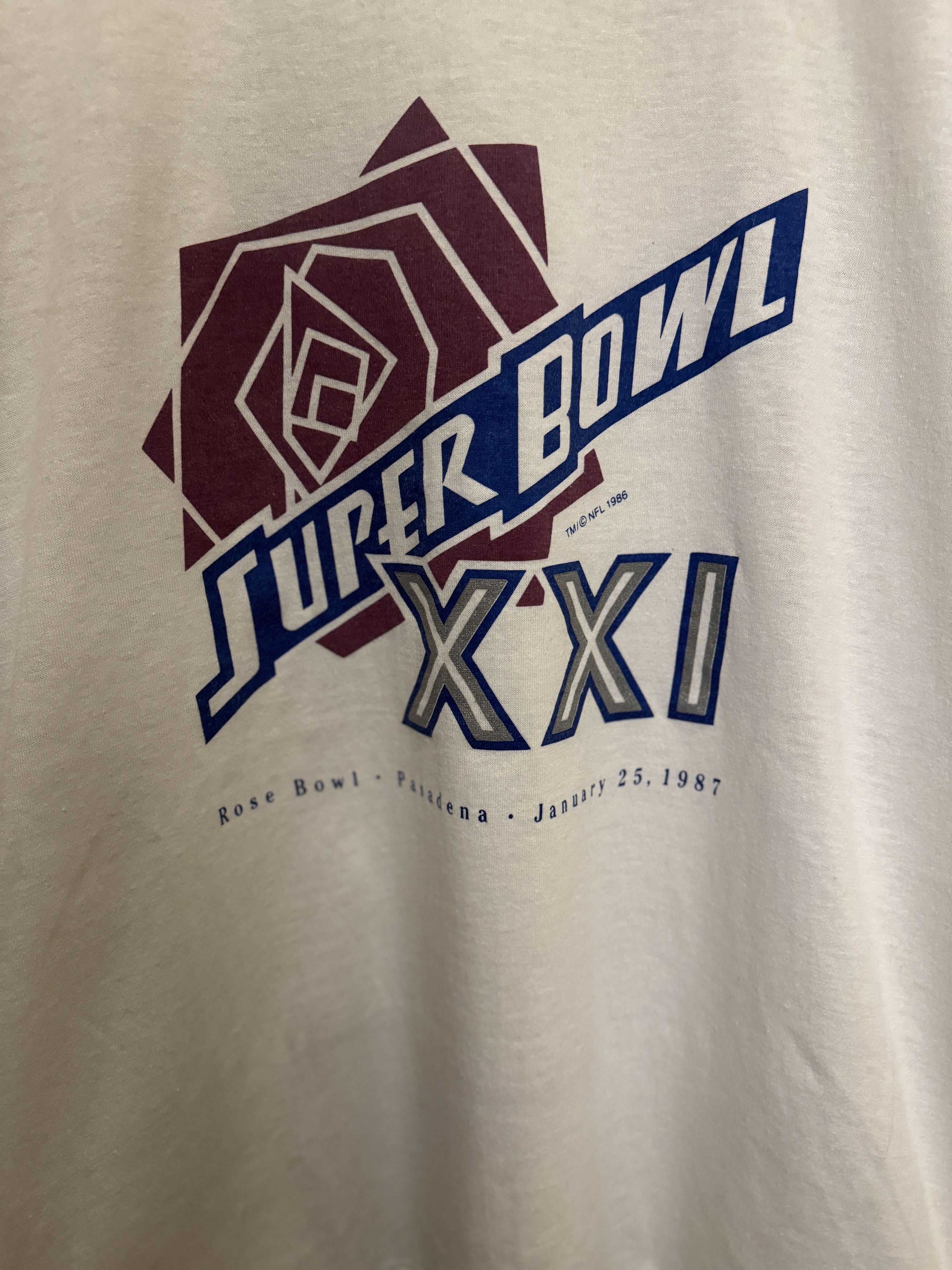 NFL 1987 Super Bowl XXI Shirt Size US XL / EU 56 / 4 - 2 Thumbnail