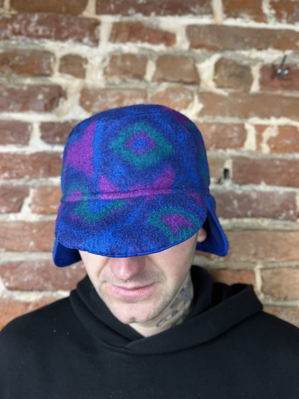 Fila 🎿Fila 90s vintage double-sided fleece trapper ski hat cap Size ONE SIZE - 2 Thumbnail