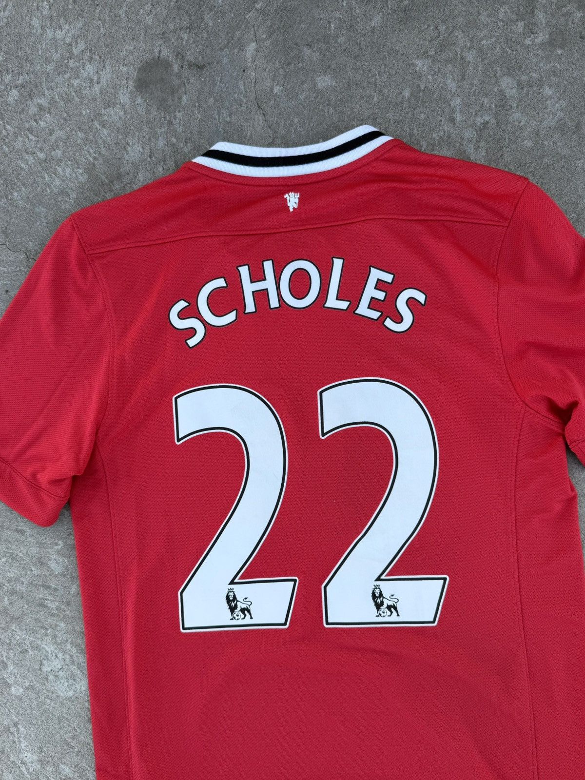 Nike 2011 Manchester United 22 Scholes Soccer Blokecore Jersey Size US S / EU 44-46 / 1 - 6 Thumbnail