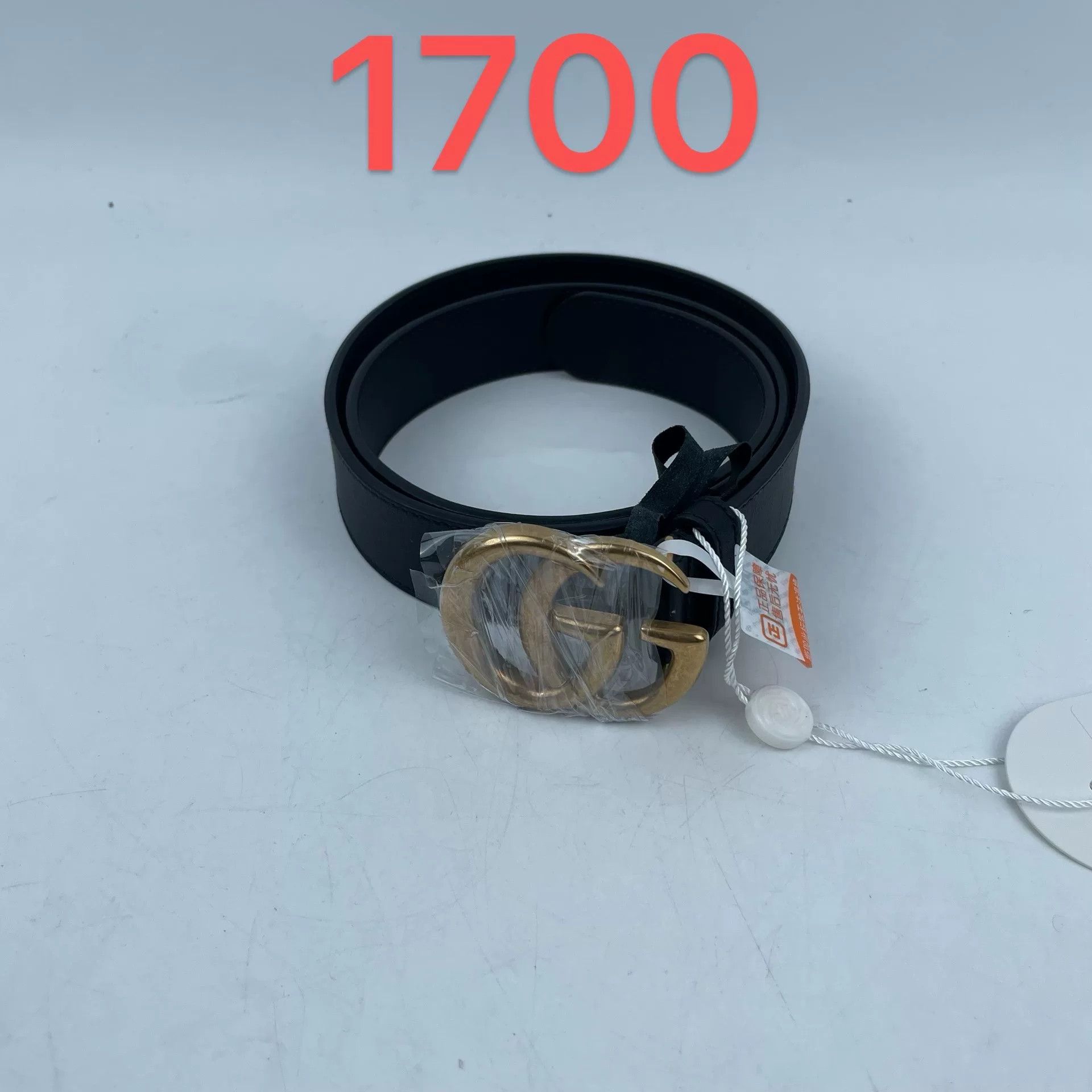 Gucci Gucci Cowhide Classic Logo Belt Size ONE SIZE - 1 Preview