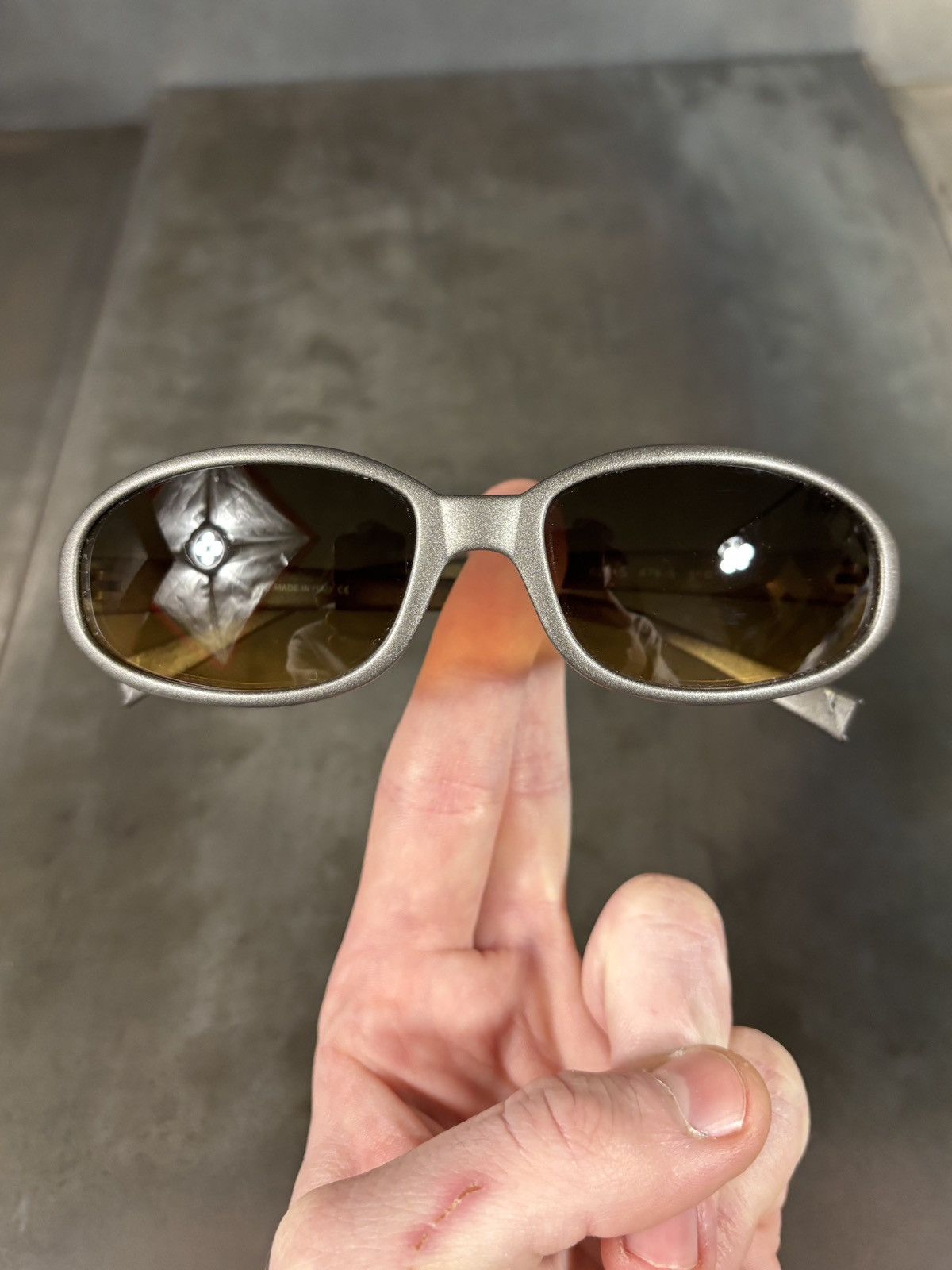 Emporio Armani 1990s Emporio Armani Sunglasses 629-S 2000s Vintage Armani Size ONE SIZE - 7 Thumbnail