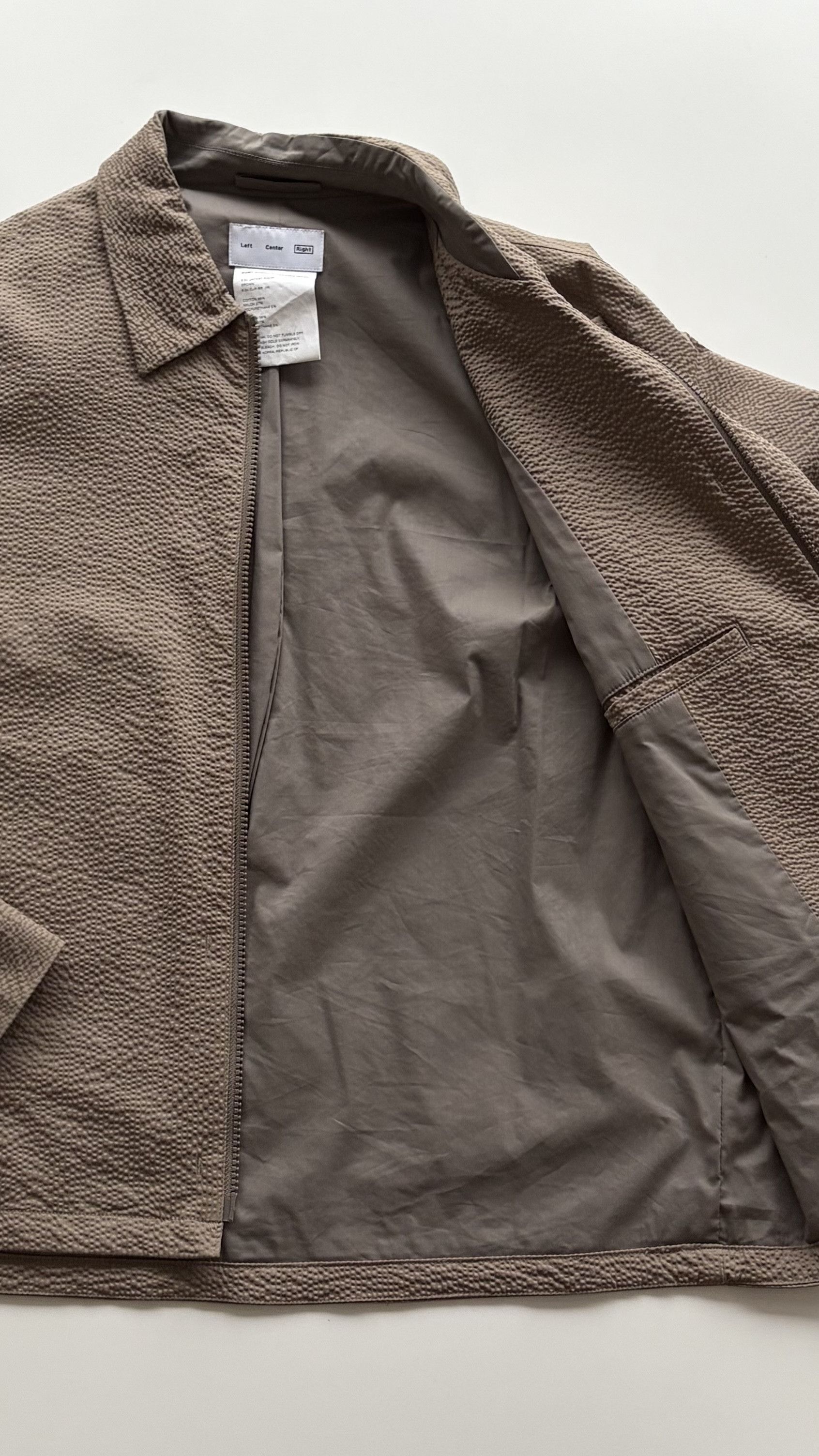 POST ARCHIVE FACTION (PAF) PAF 5.0+ Jacket Right - Brown Seersucker Size US M / EU 48-50 / 2 - 4 Thumbnail