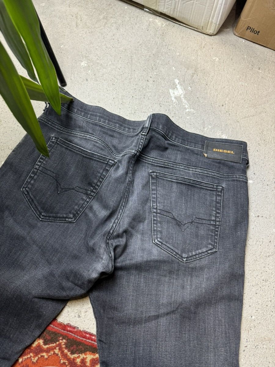 Diesel × Vintage Vintage Y2K Diesel Black Tag Logo Gray Denim Pants Size US 34 / EU 50 - 8 Thumbnail