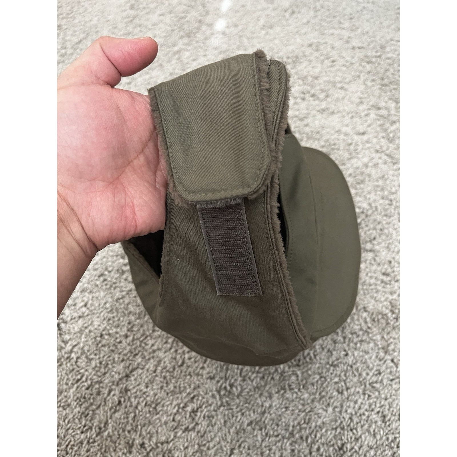 Other Vintage German Army Bundeswehr Winter Hat Size 60 Military L Size ONE SIZE - 5 Thumbnail