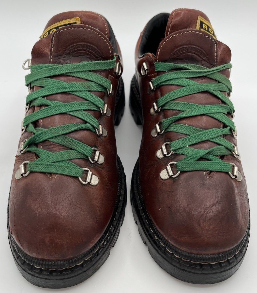 Roots ROOTS TUFF Canada Brown Leather Low Cut Hiking Boots Size 8D Size US 8 / EU 41 - 2 Thumbnail