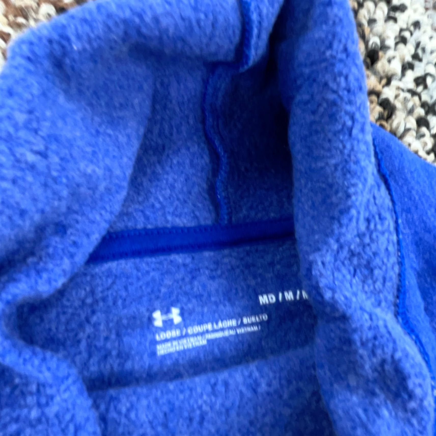 Under Armour Under Armour Sweatshirt Women M Blue Turtle Neck Logo Pullover Athletic Fleece Long Sleeve Shirt Activewear Casual Sports Modern Size M / US 6-8 / IT 42-44 - 5 Thumbnail