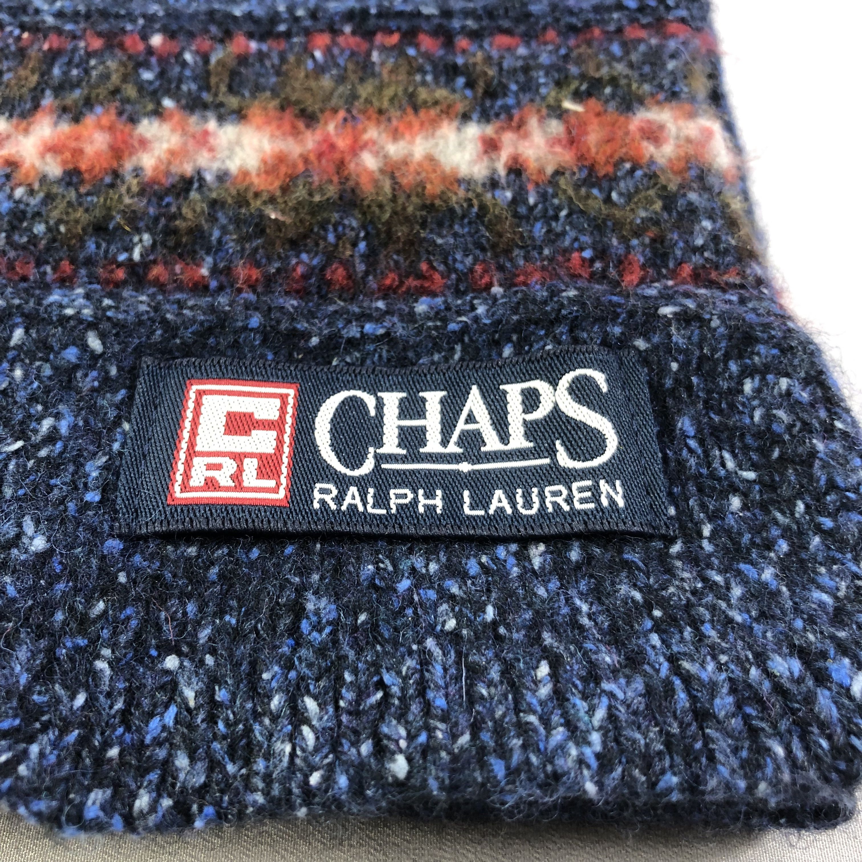 Chaps Ralph Lauren Chaps Ralph Lauren Wool Scarf Muffler V1543 Size ONE SIZE - 4 Thumbnail