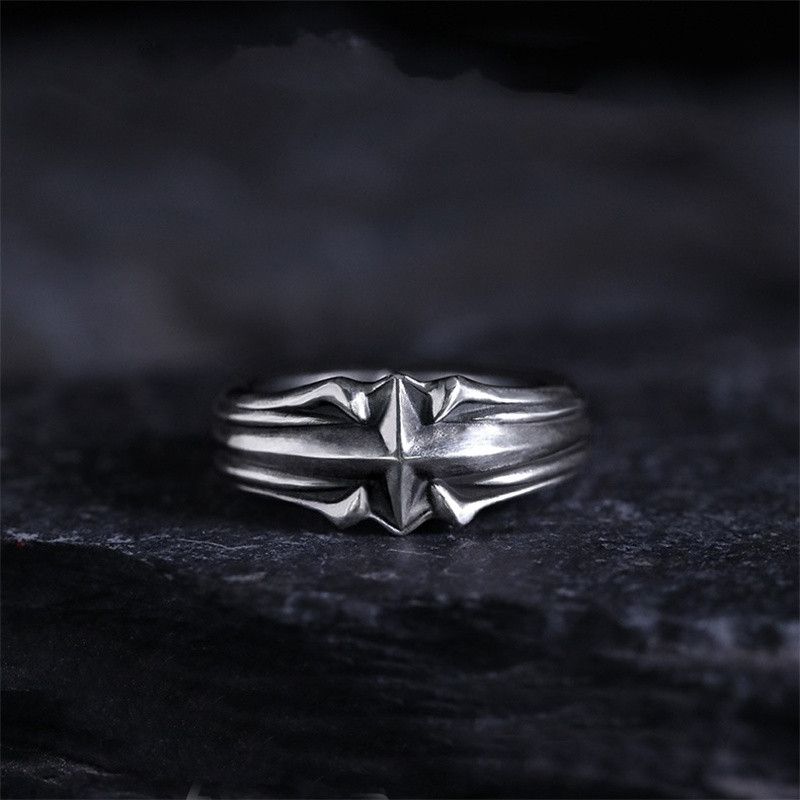 Jewelry × Vintage Resizable Relief Star Ring Size ONE SIZE - 1 Thumbnail