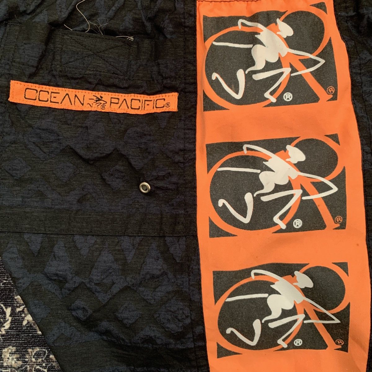 Ocean Pacific Vintage 90s Ocean Pacific Abstract Pattern Surfwear Shorts Size US 30 / EU 46 - 4 Thumbnail