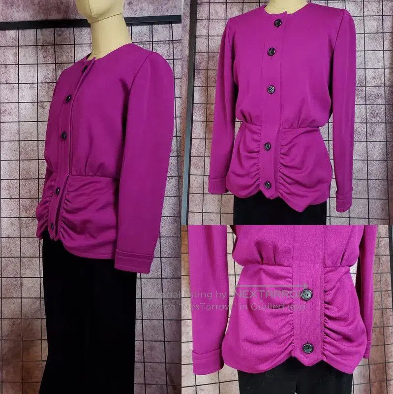Givenchy Givenchy Pink Wool Long Sleeve Cardigan . Size M / US 6-8 / IT 42-44 - 1 Thumbnail