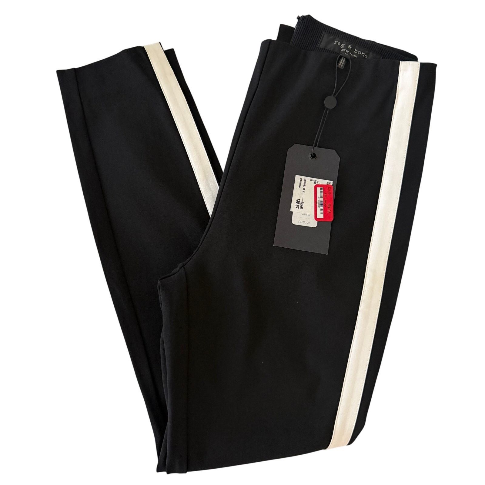 Rag & Bone Rag & Bone Simone Side Stripe Ankle Crop Pant NWT Sz 0 Size 25" / US 0 / IT 36 - 5 Thumbnail