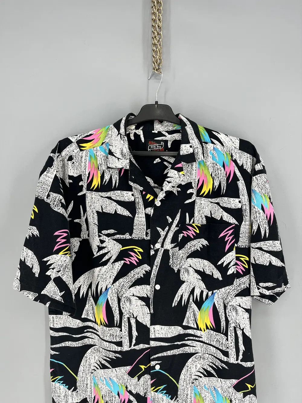 Vintage Vintage Y2K Art Streetwear Hawaiian Travis Scott style Size US L / EU 52-54 / 3 - 6 Thumbnail
