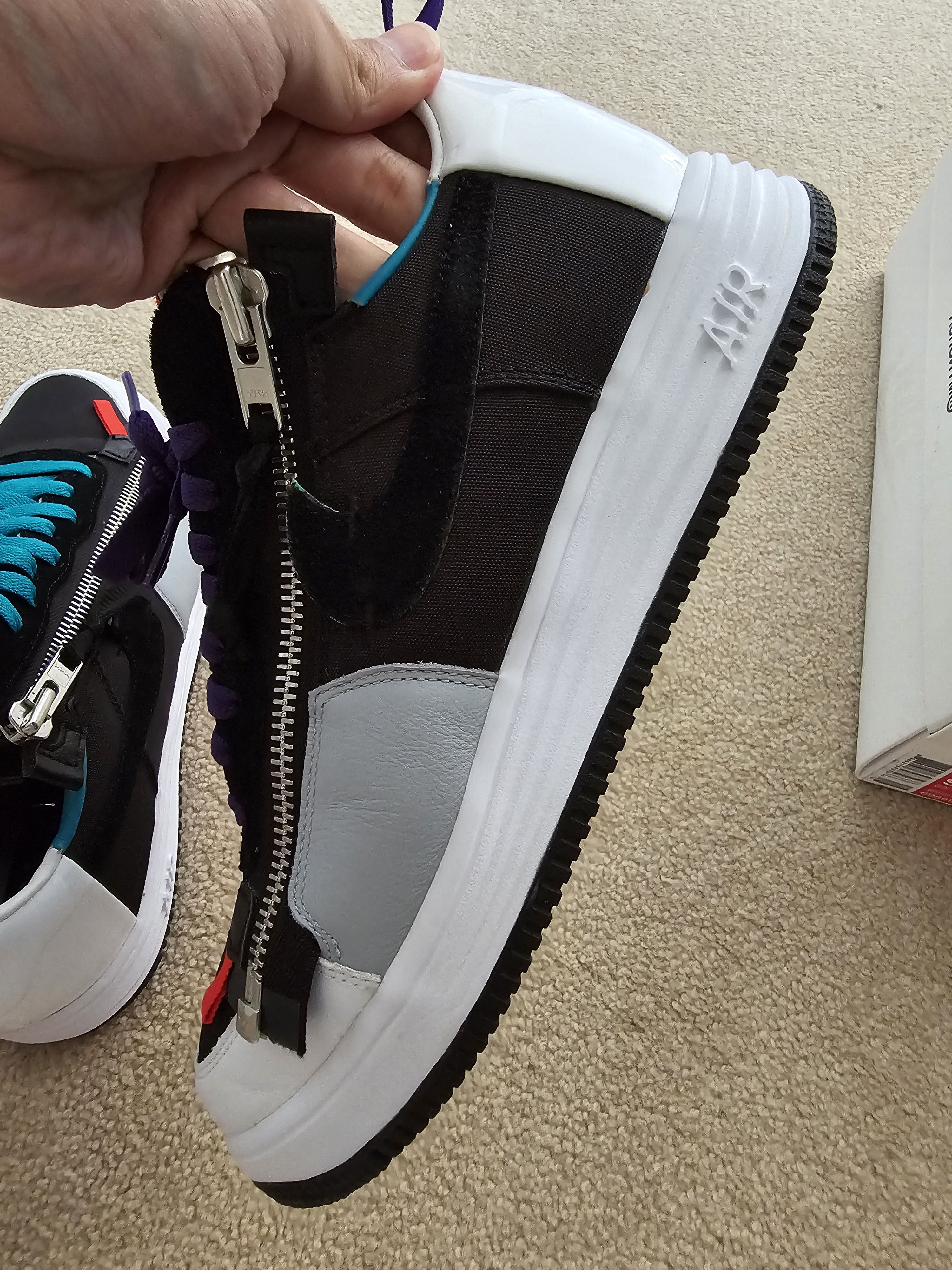 Acronym × Nike Acronym x Nike Lunar Force 1 SP Zip Green/Purple/Black Size US 9.5 / EU 42-43 - 3 Thumbnail