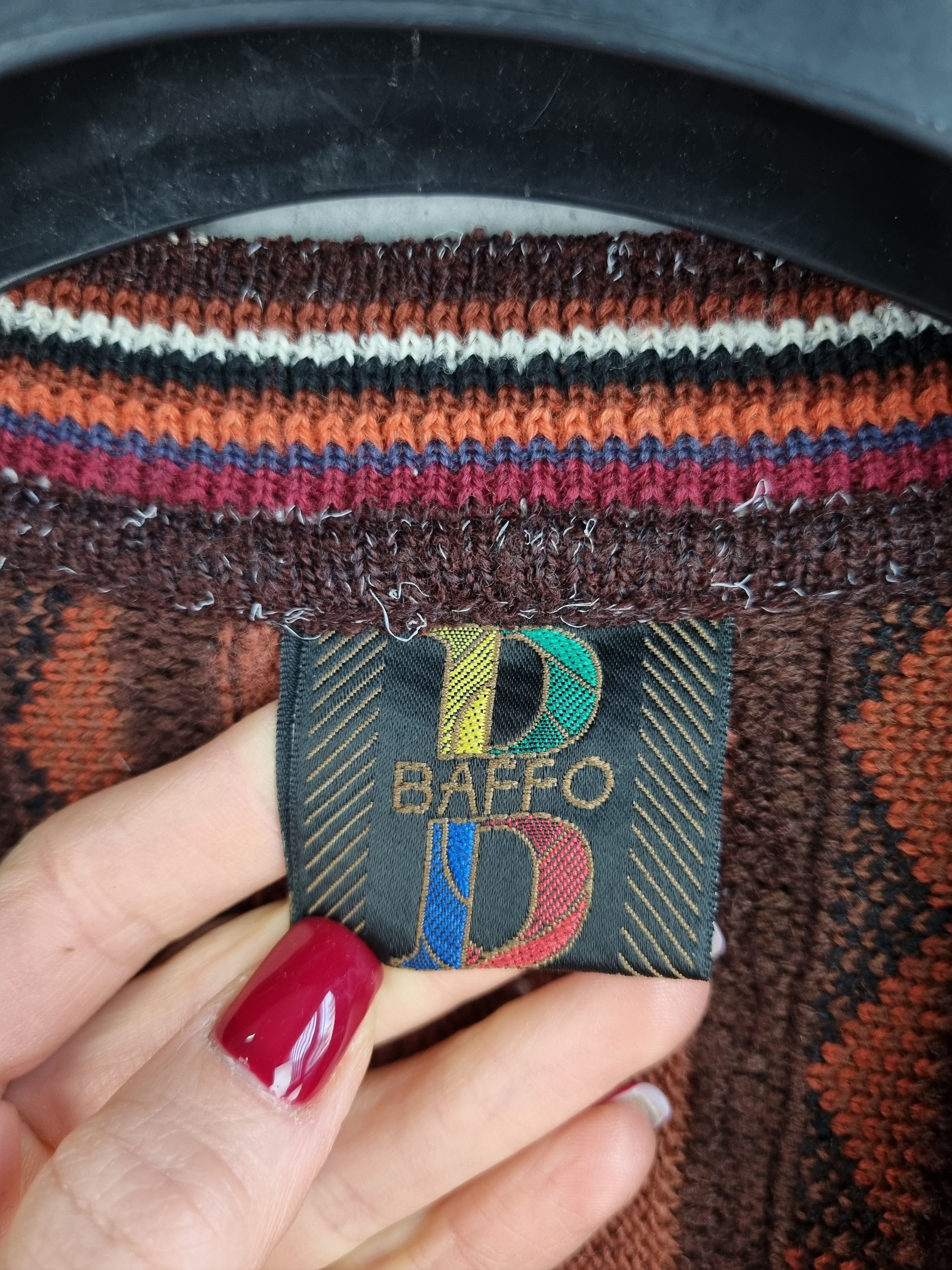 Vintage Baffo Coogi Knitted Sweater Carlo Colucci Style Size US L / EU 52-54 / 3 - 7 Thumbnail