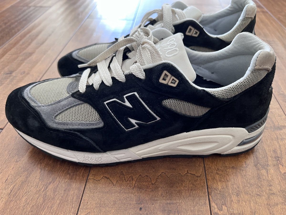 New Balance New Balance 990v2 MiUSA Teddy Santis Black True Camo 10.5 Size US 10.5 / EU 43-44 - 5 Thumbnail