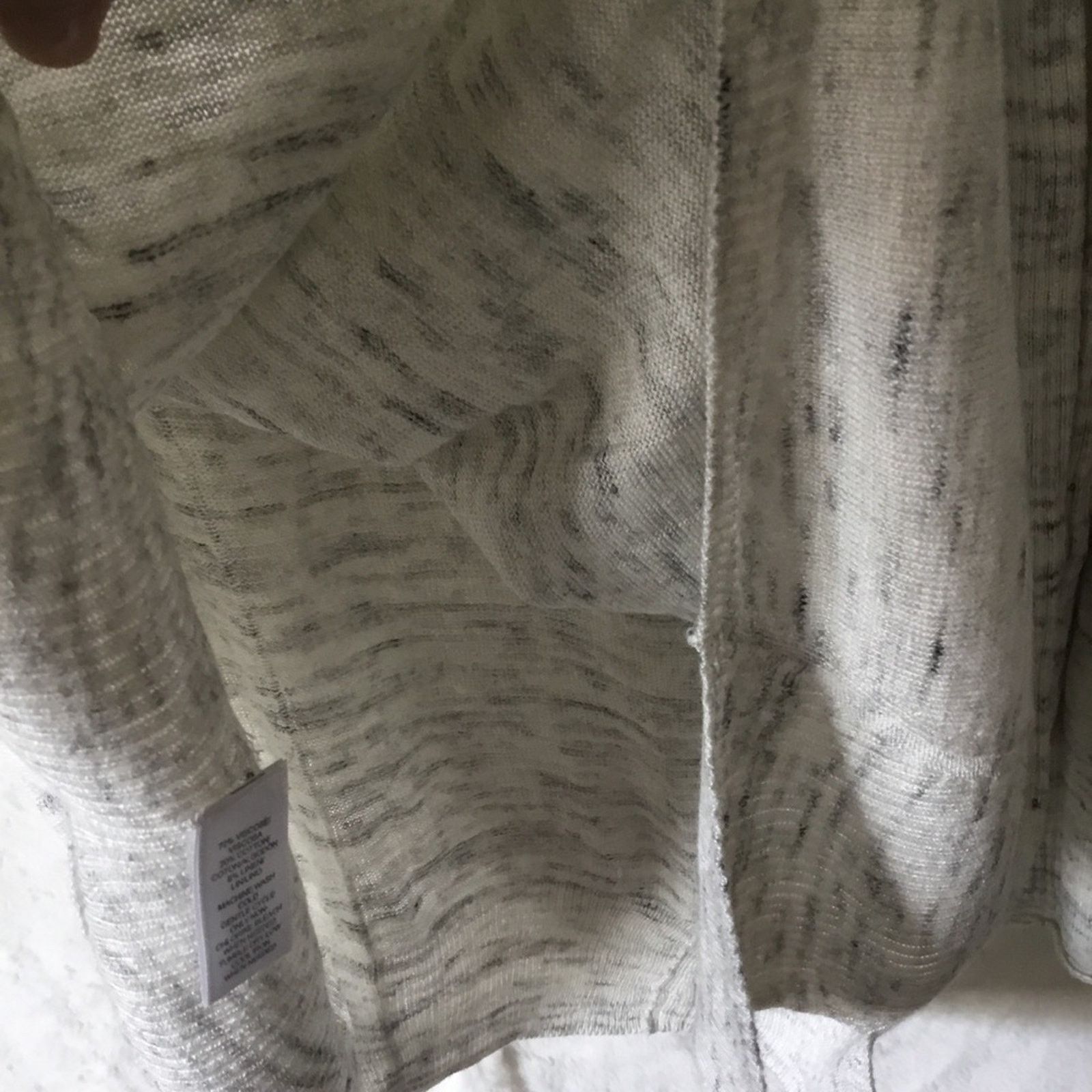 Lou & Grey Lou & Grey Light Gray Ribside Boatneck Sweater Top Size S / US 4 / IT 40 - 10 Thumbnail