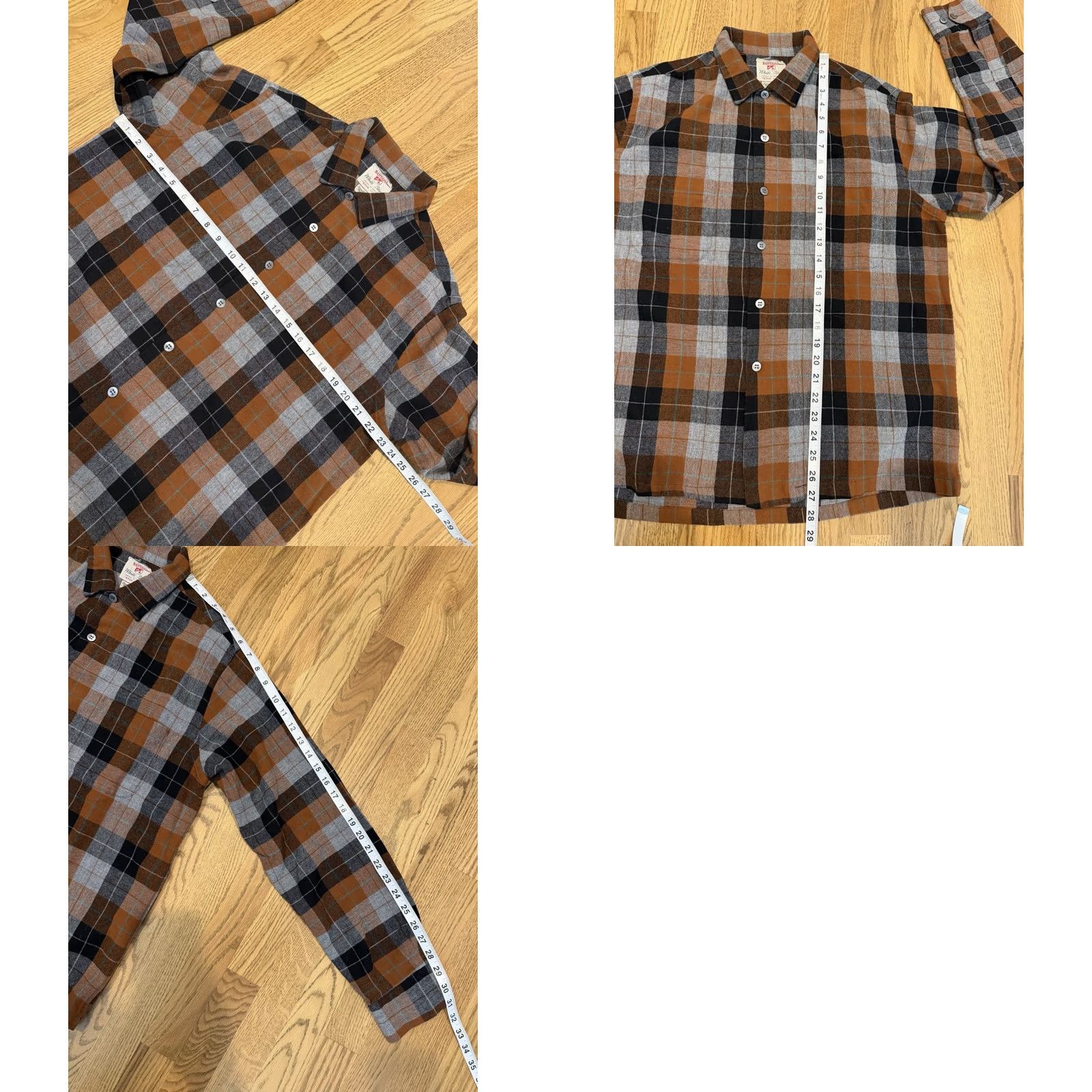 Vintage VINTAGE White Stag Shirt Mens Large Wool Blend Plaid Button-Up Size US L / EU 52-54 / 3 - 8 Thumbnail