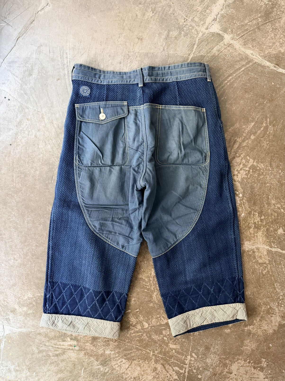 Porter Classic Porter Classic Indigo Sashiko Kendo Patchwork Pants Kapital Size US 36 / EU 52 - 6 Thumbnail