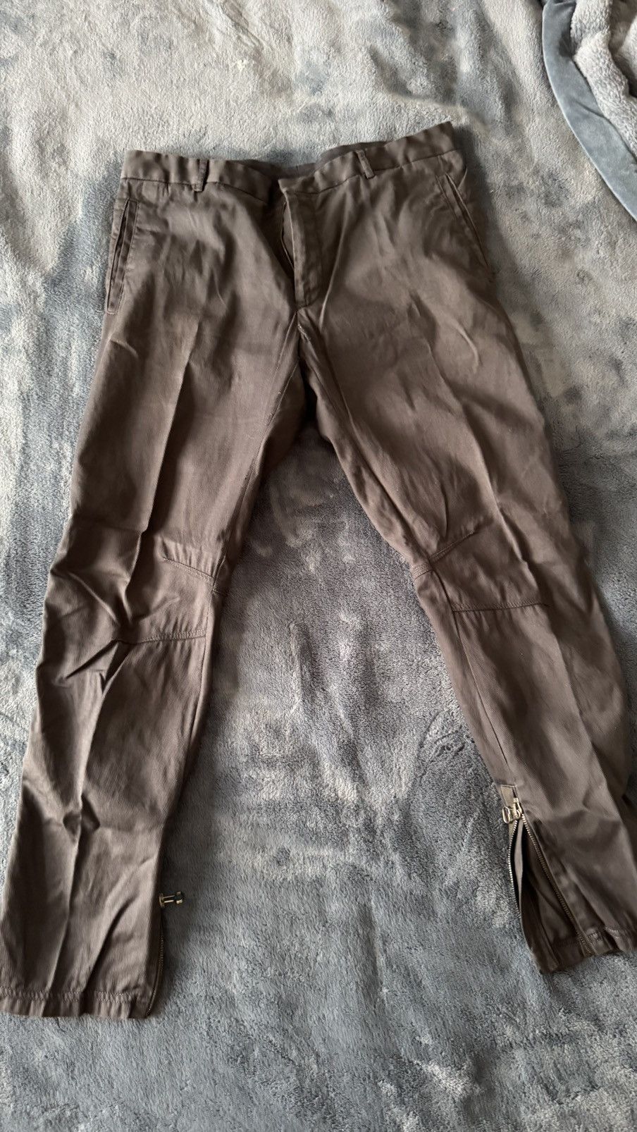 Lanvin Lanvin Cropped Zip Pants Size US 32 / EU 48 - 1 Thumbnail