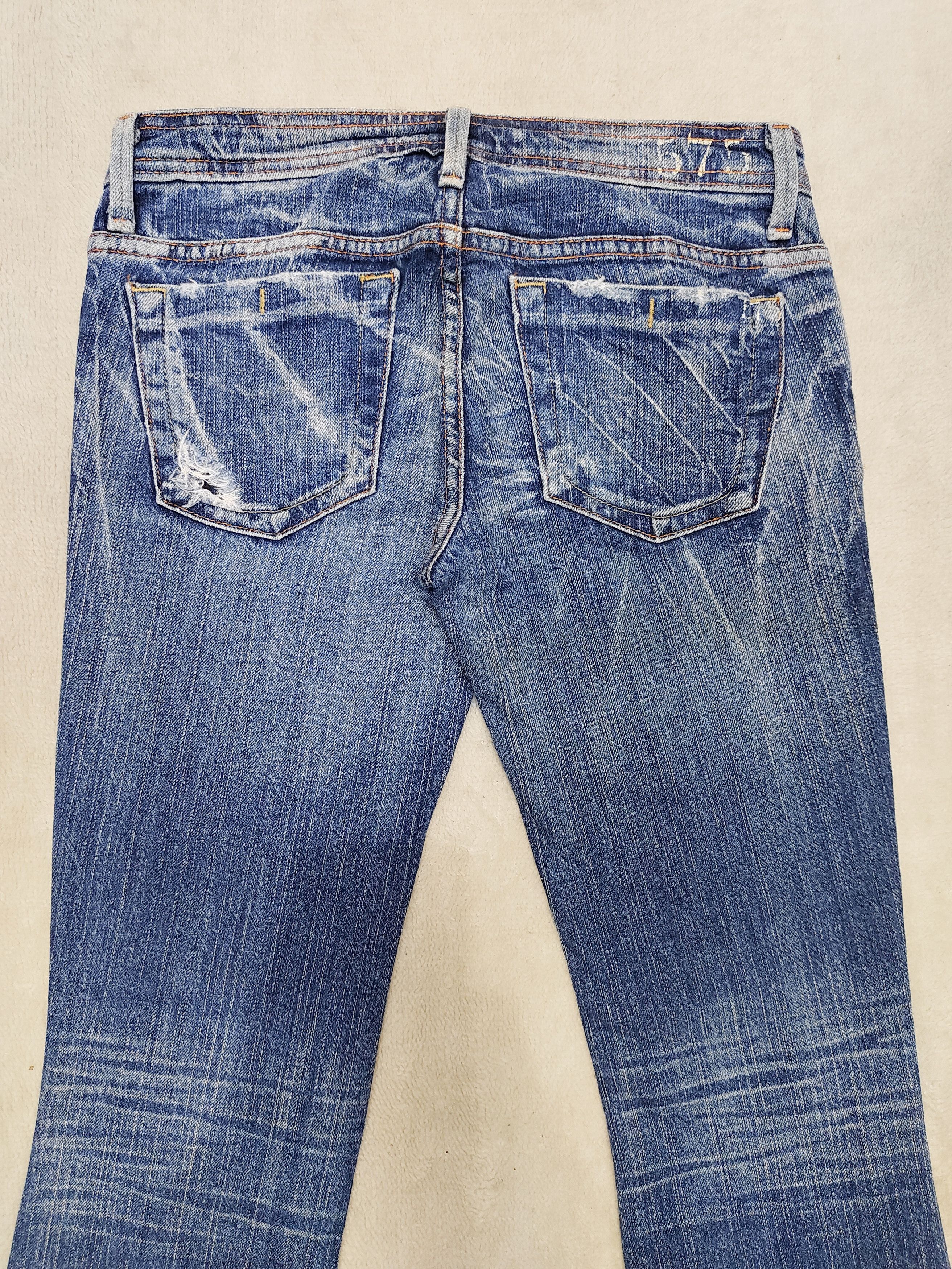 Seditionaries Vtg 575 LA❤️‍🔥Y2k Heavy Distressed Fade Flare Jeans Size 29" - 5 Thumbnail