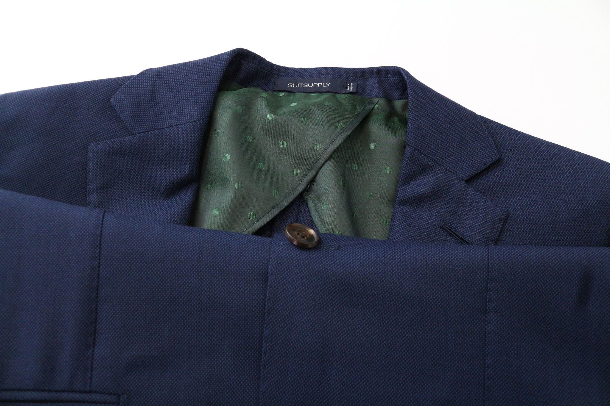 Suitsupply LA SPALLA UK34S Blue Wool S130s Suit 75032 Size 34S - 6 Thumbnail