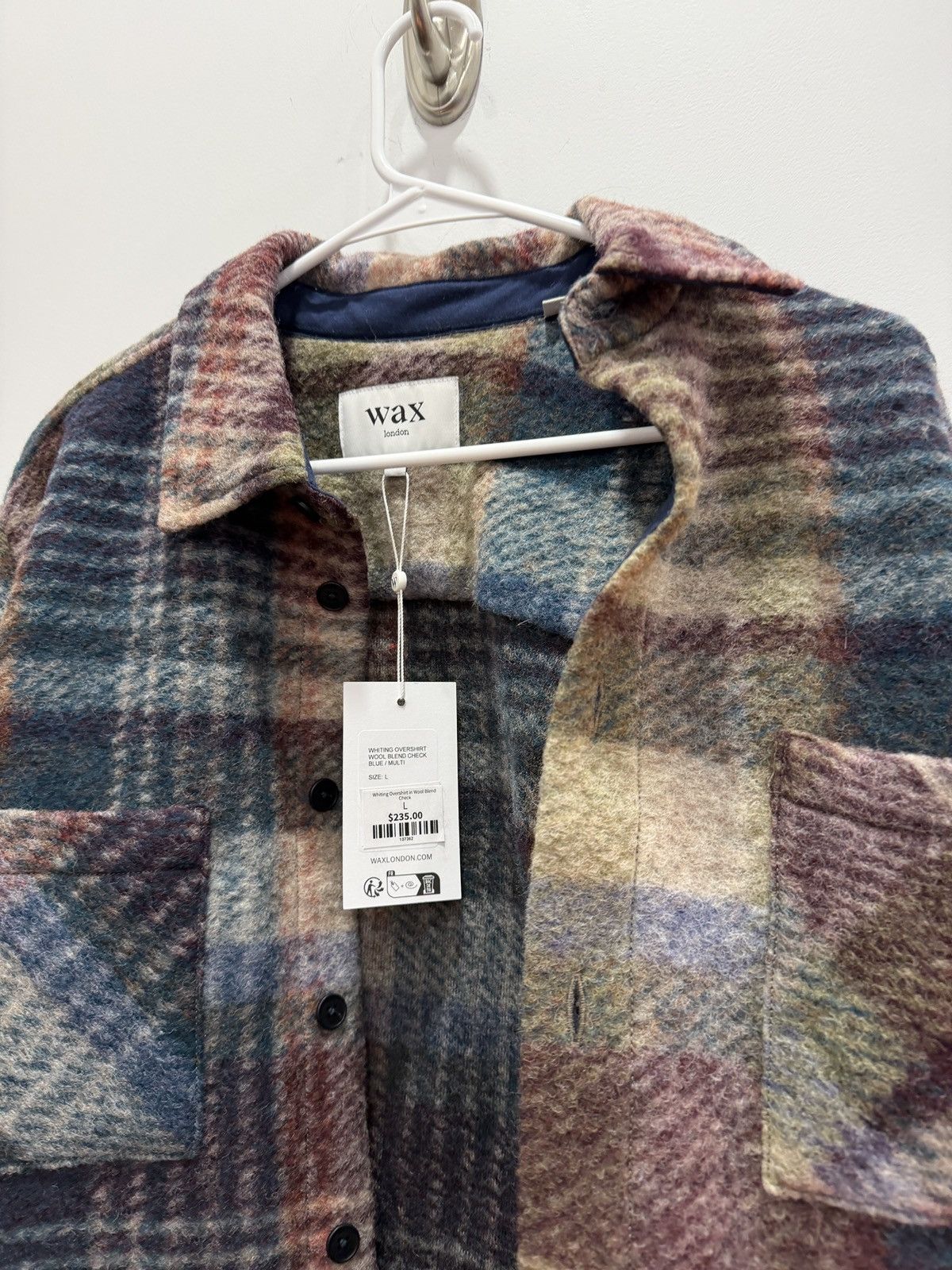 Wax London Wax London Whiting Wool Overshirt Size US L / EU 52-54 / 3 - 3 Thumbnail