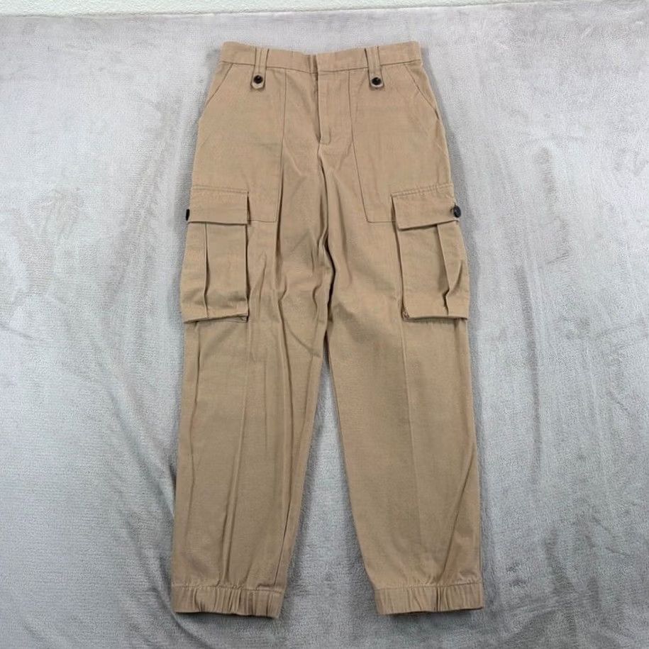 Zadig & Voltaire Zadig & Voltaire Pilote Cotton Canvas Pants Women FR 36 US 4 Beige Cargo Tailored Regular Inseam 28 in Front Flat Pocketed Size 27" / US 4 / IT 40 - 3 Thumbnail