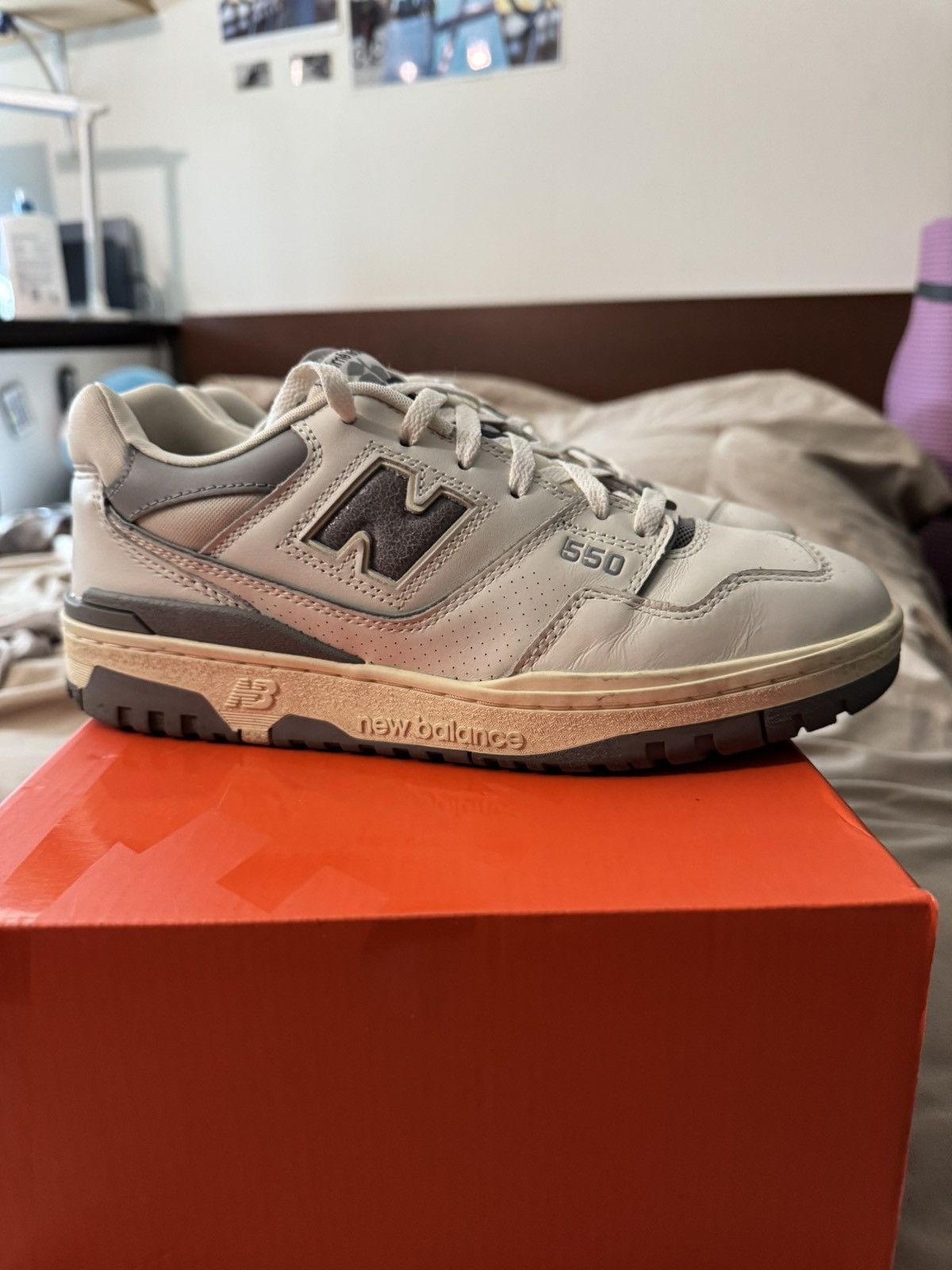New Balance x Aime Leon Dore 550 white grey